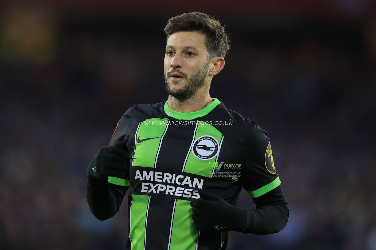 Adam Lallana of Brighton & Hove Albion during the Emirates FA Cup Fourth Round match Sheffield United vs Brighton and Hove Albion at Bramall Lane, Sheffield, United Kingdom, 27th January 2024

(Photo by Conor Molloy/News Images)