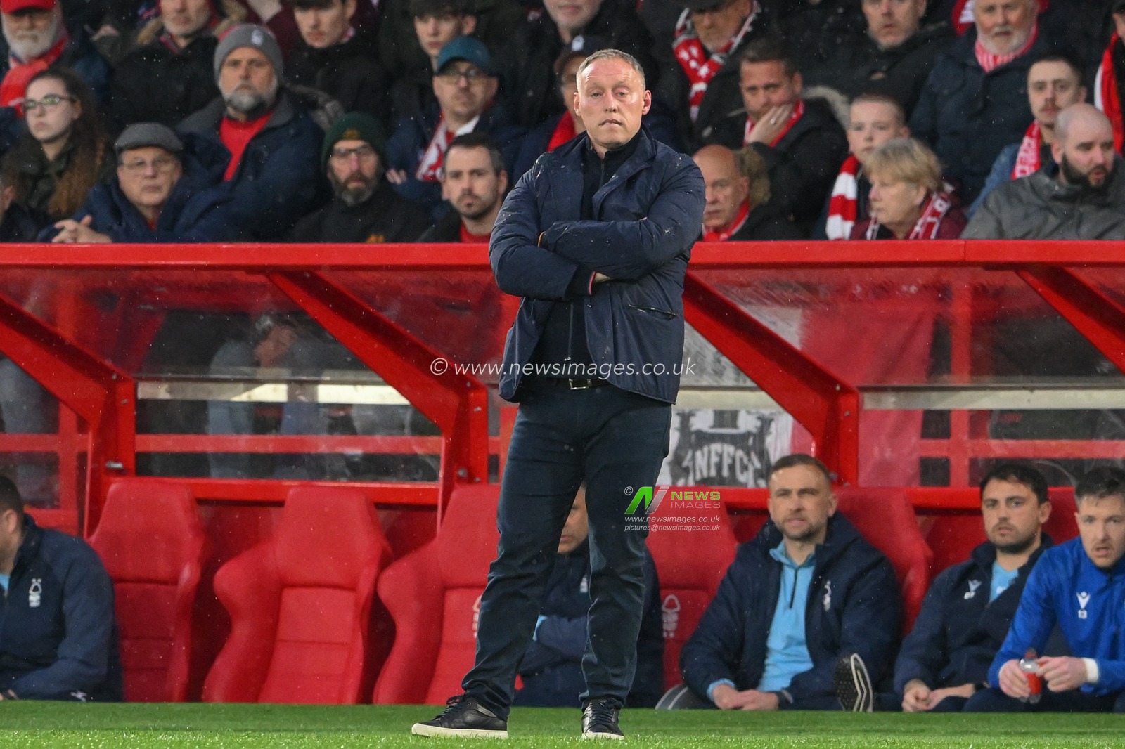 Steve Cooper Manager of Nottingham Forest watches on during the Premier League match Nottingham Forest vs Southampton at City Ground, Nottingham, United Kingdom, 8th May 2023

(Photo by Craig Thomas/News Images)