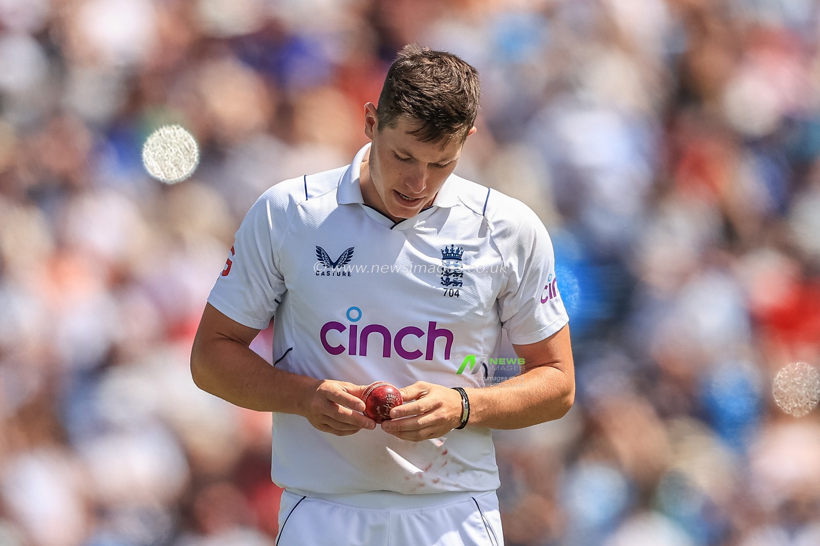 Matthew Potts of England during the game