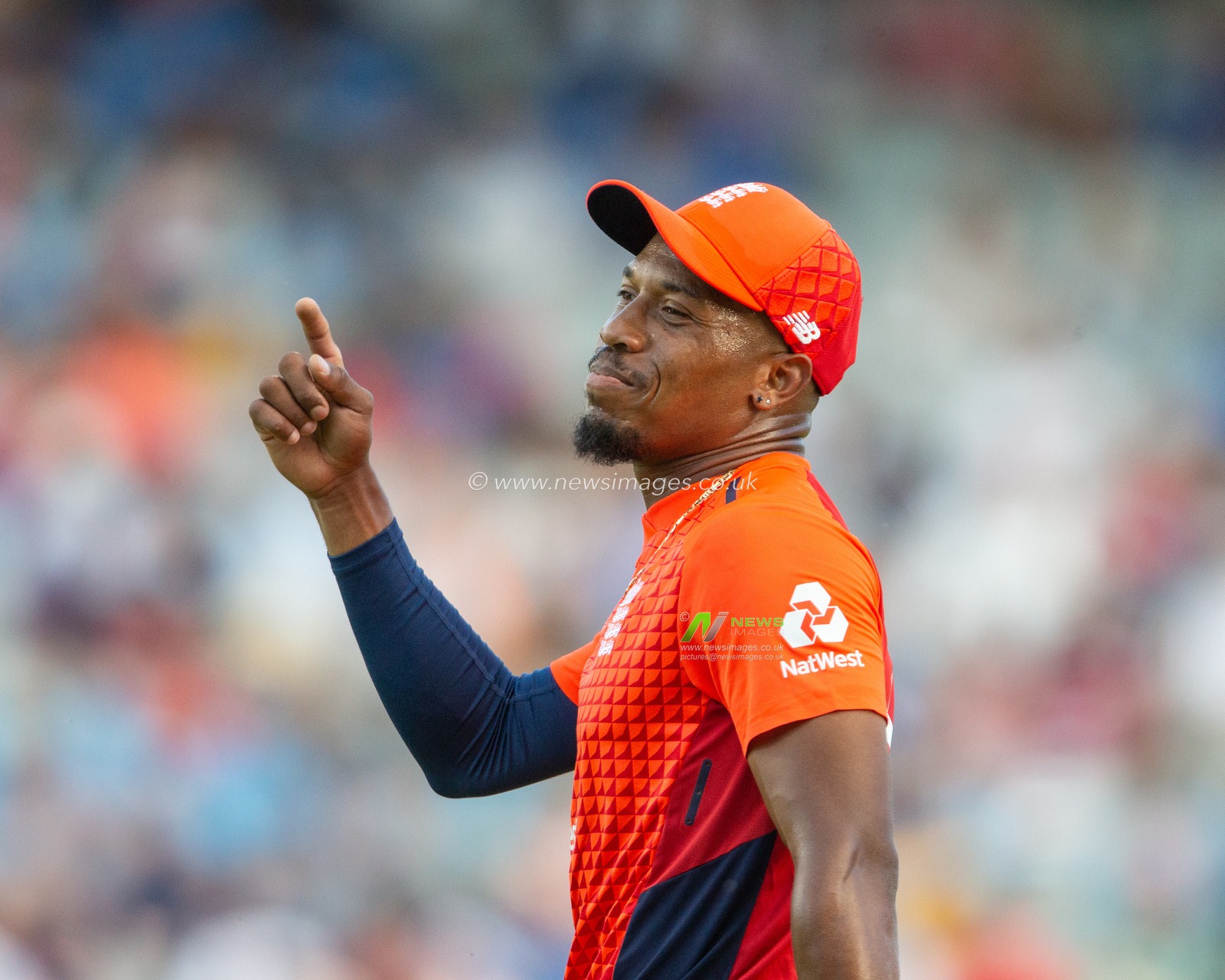3rd of July 2018 , Emirates Old Trafford, Manchester, England, 1st IT20, Vitality IT20 Series, England v India; Chris Jordan of England