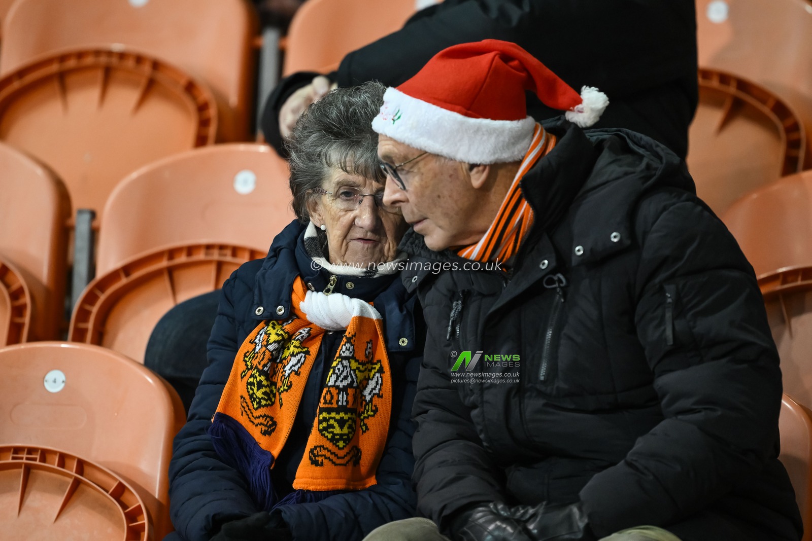 Fans during the Sky Bet League 1 match Blackpool vs Stevenage at Bloomfield Road, Blackpool, United Kingdom, 21st December 2024

(Photo by Craig Thomas/News Images)