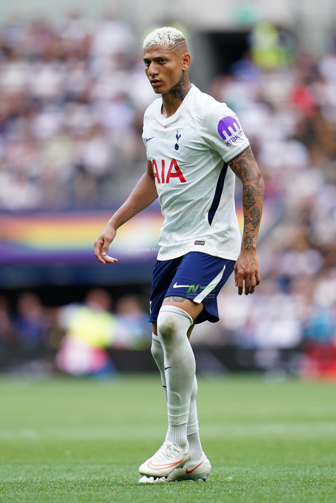 Richarlison of Tottenham Hotspur during the pre-season friendly match Tottenham Hotspur vs Hoffenheim at Tottenham Hotspur Stadium, London, United Kingdom on 15 August 2026

(Photo by Harvey Murphy/News Images)