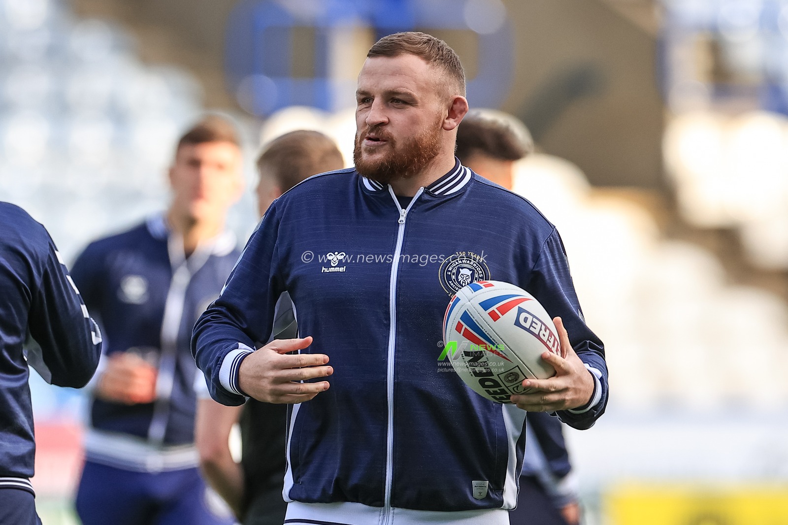 Brad Singleton #8 of Wigan Warriors arrives at The John Smith Stadium