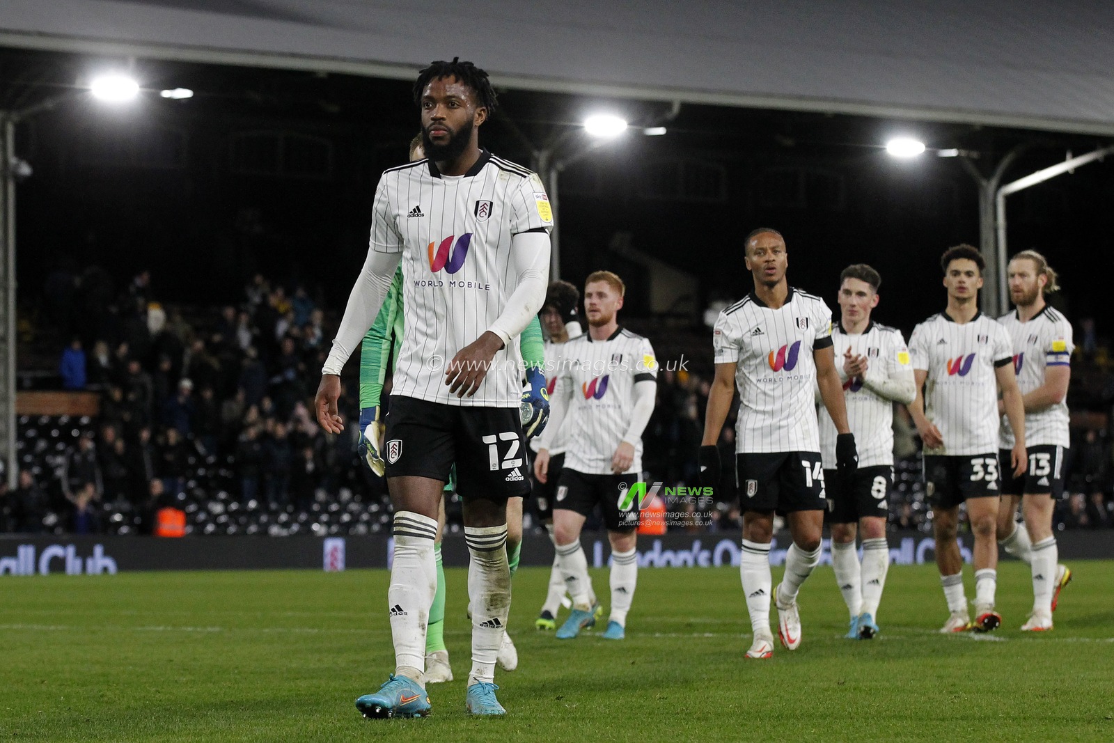 Fulham players come to pay tribute to the family of Paul Parrish, the fan who recently passed away at their last home match
