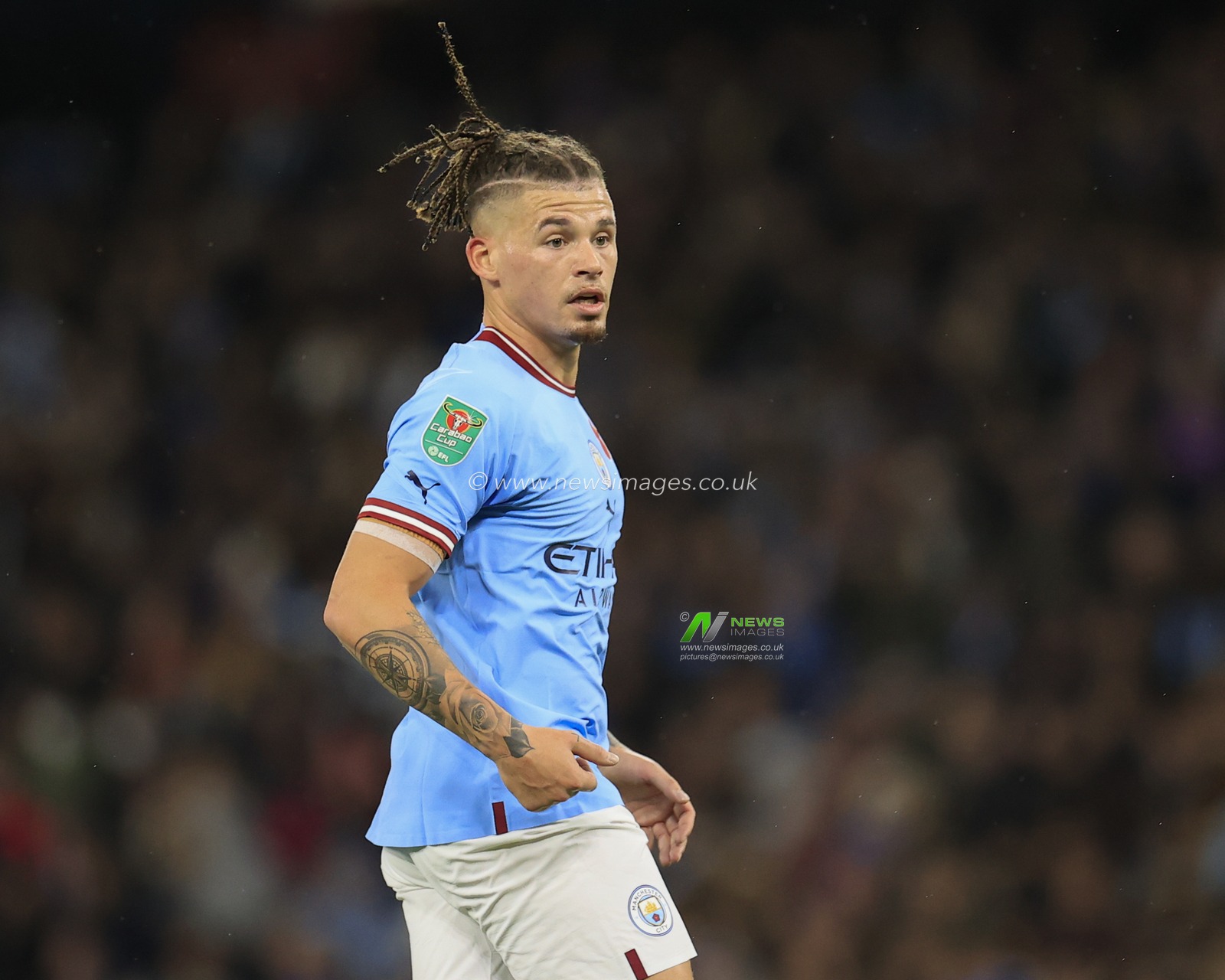 Kalvin Phillips #4 of Manchester City during the Carabao Cup Third Round match Manchester City vs Chelsea at Etihad Stadium, Manchester, United Kingdom, 9th November 2022

(Photo by Conor Molloy/News Images)