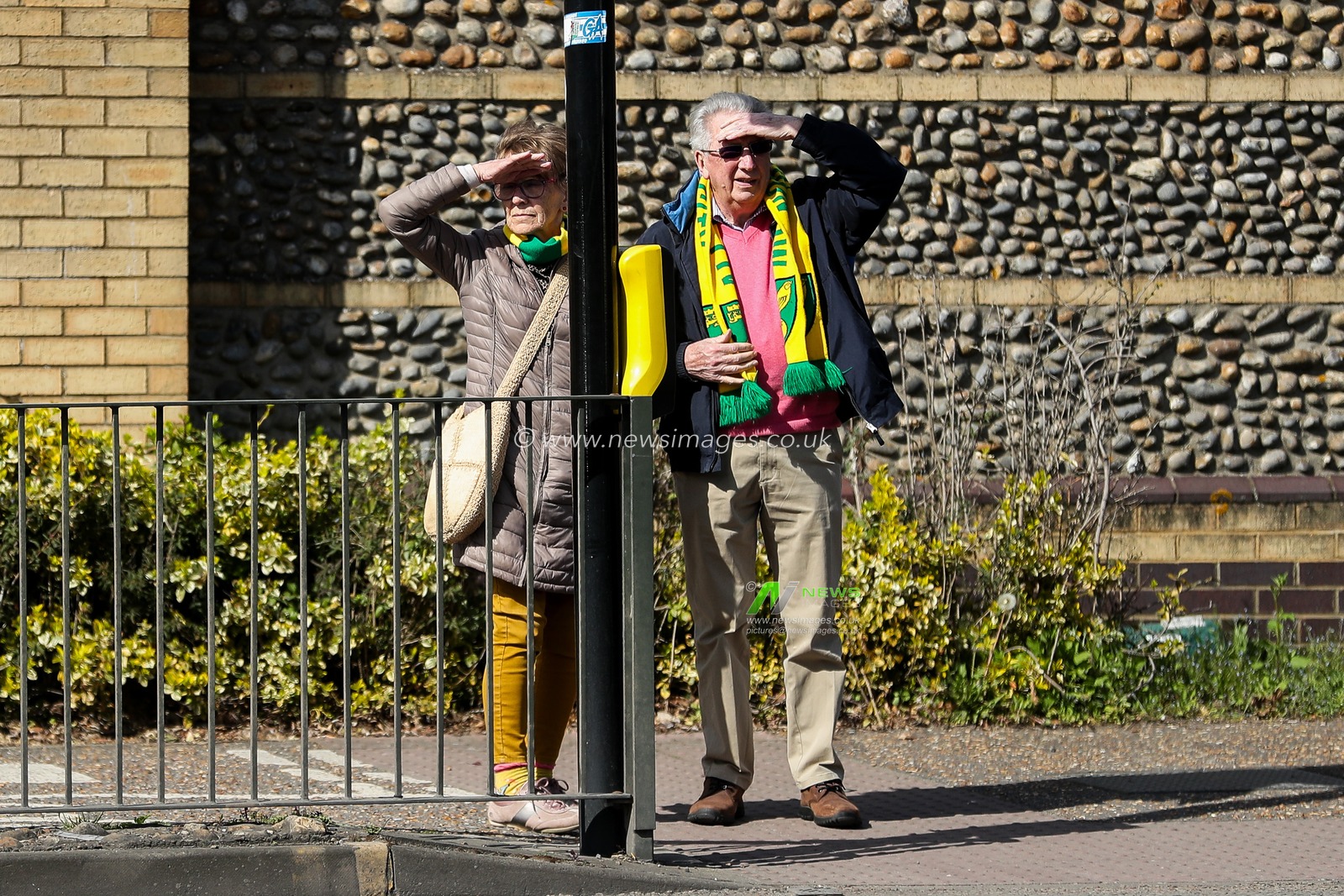 Fans arrives at Carrow Road prior to the Sky Bet Championship match Norwich City vs West Bromwich Albion at Carrow Road, Norwich, United Kingdom, 29th March 2025

(Photo by Izzy Poles/News Images)