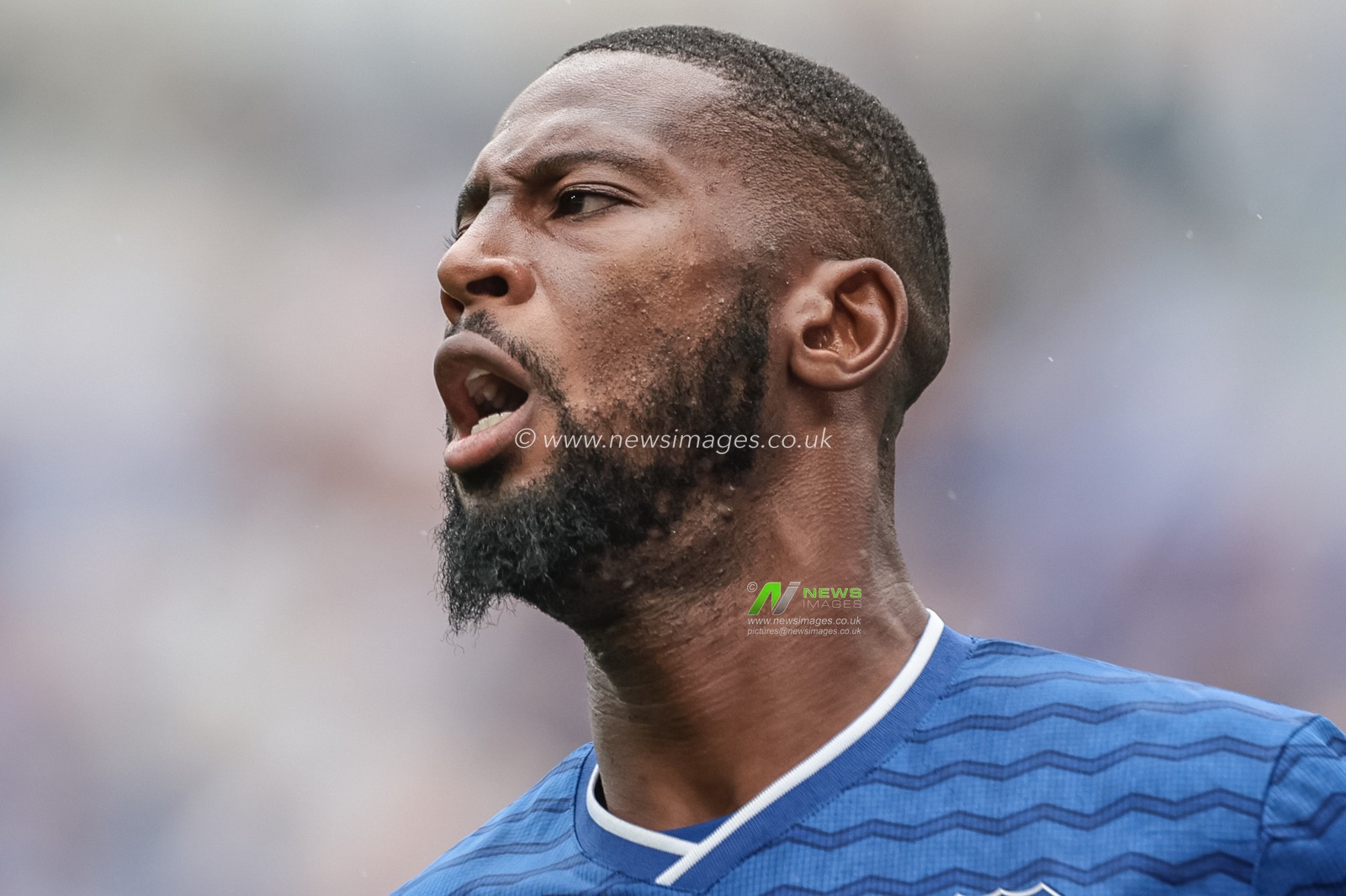 Beto of Everton reacts during the Pre-season friendly match Everton vs A.S. Roma at Hill Dickinson Stadium, Liverpool, United Kingdom, 9th August 2025

(Photo by Mark Cosgrove/News Images)