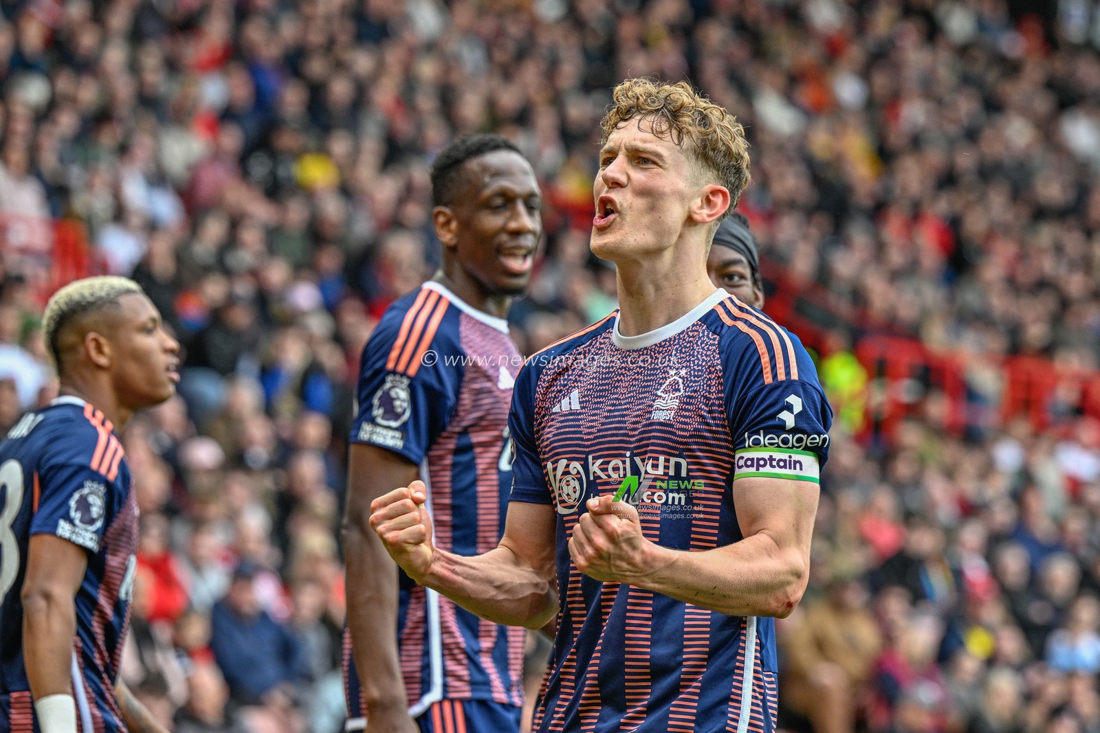 Ryan Yates of Nottingham Forest celebrates his goal to make it 1-2 during the Premier League match Sheffield United vs Nottingham Forest at Bramall Lane, Sheffield, United Kingdom, 4th May 2024

(Photo by Cody Froggatt/News Images)