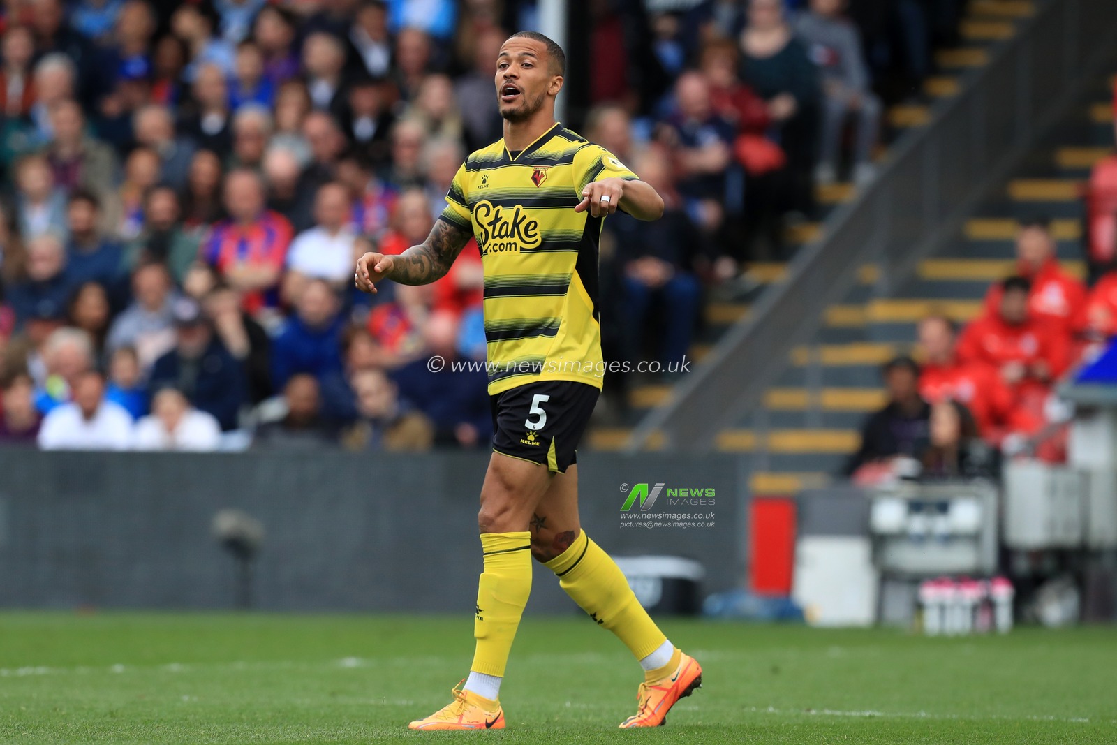 William Troost-Ekong #5 of Watford seen during the match.