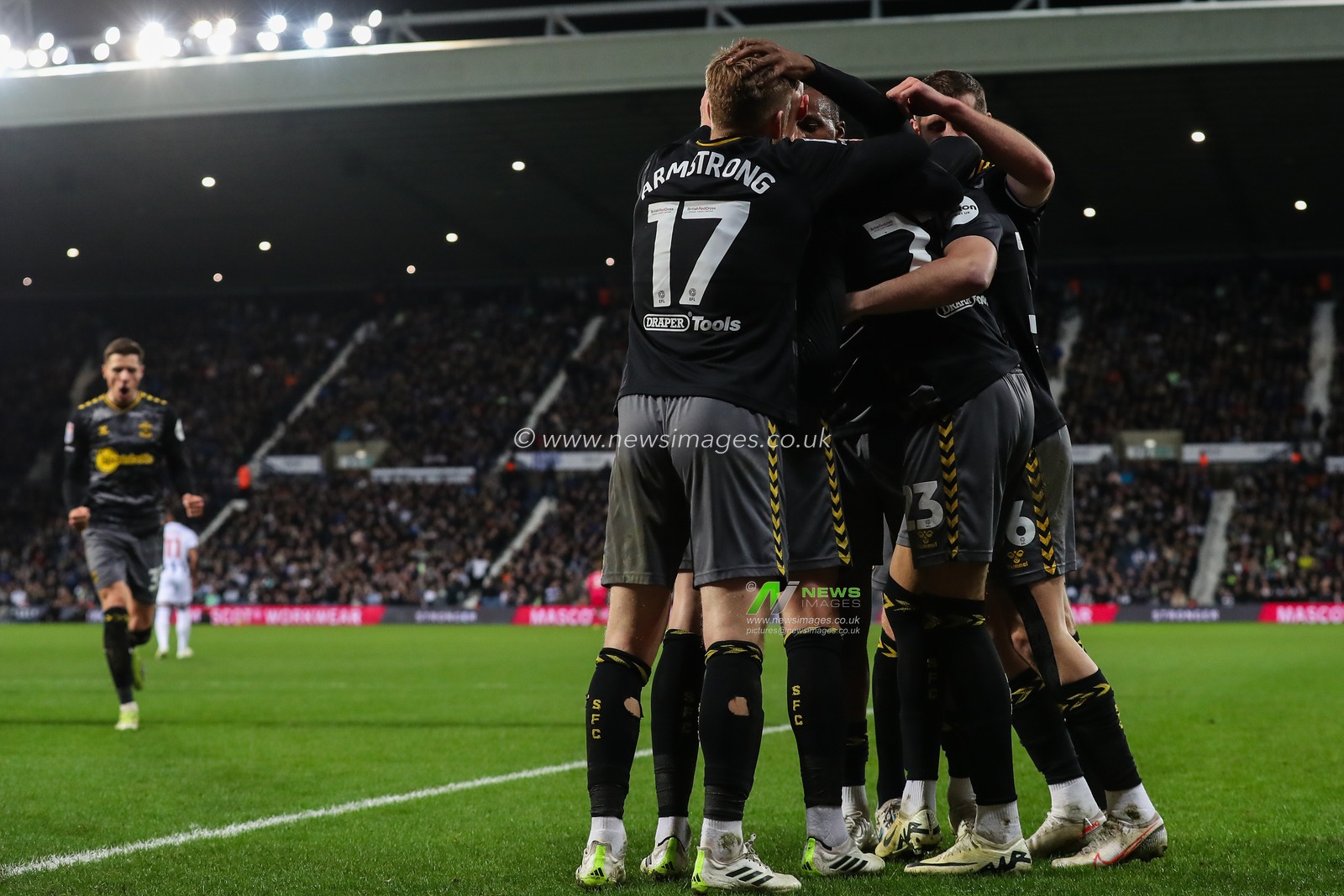 David Brooks of Southampton celebrates his goal to make it 0-2 during the Sky Bet Championship match West Bromwich Albion vs Southampton at The Hawthorns, West Bromwich, United Kingdom, 16th February 2024

(Photo by Gareth Evans/News Images)