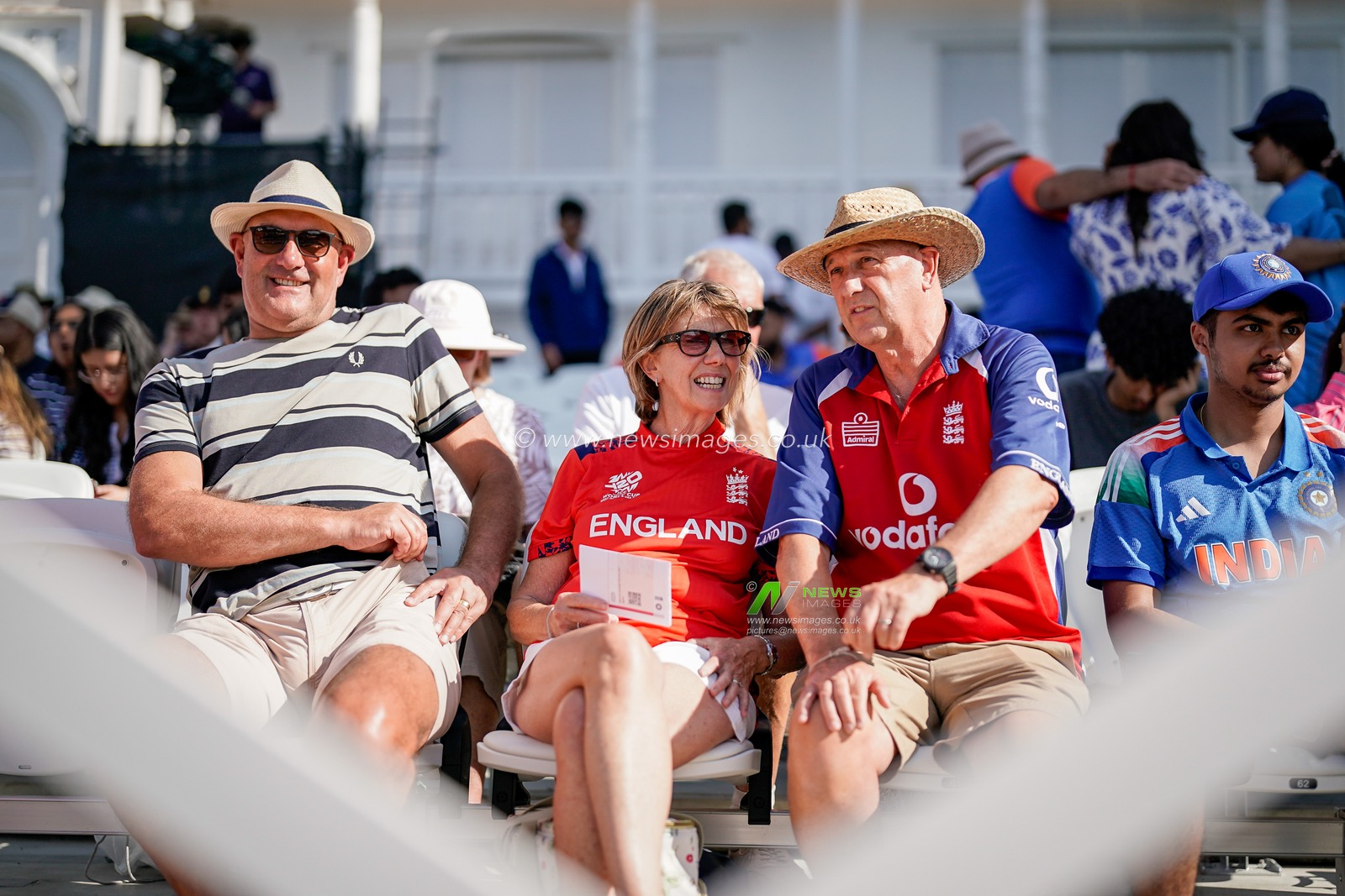England fans take to their seats ahed of play during the Third Vitality T20 International match England vs India at Trent Bridge, Nottingham, United Kingdom on 07 July 2026

(Photo by Maynard Manyowa/News Images)