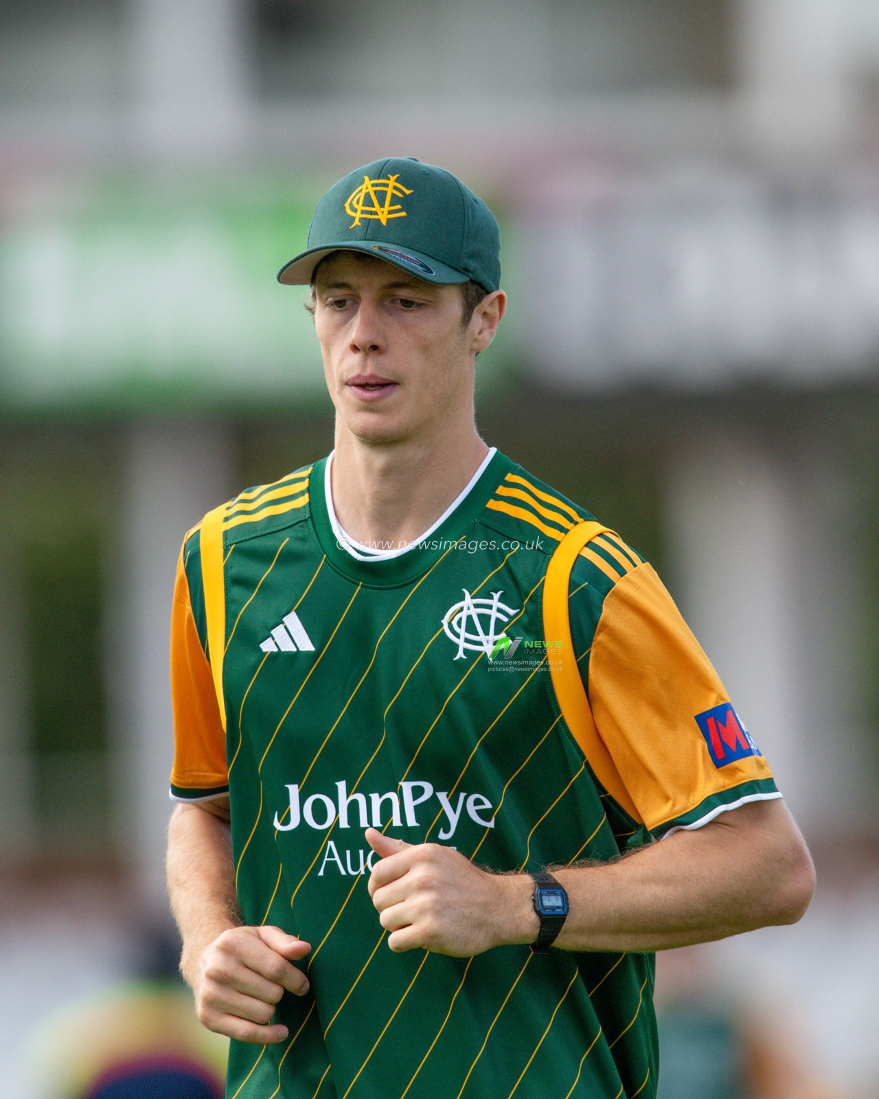 Calvin HARRISON of Nottingham Outlaws during the Royal London One-day Cup Group B match Nottinghamshire vs Gloucestershire at Trent Bridge, Nottingham, United Kingdom, 9th August 2024

(Photo by Mark Dunn/News Images)