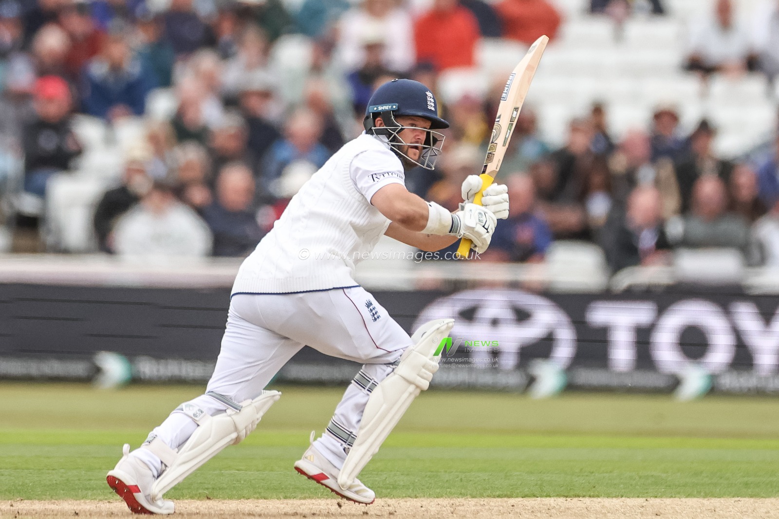 Ben Duckett of England looks to the boundary as he hits a four during the Rothesay Test Match Day 1 England vs Zimbabwe at Trent Bridge, Nottingham, United Kingdom, 22nd May 2025

(Photo by Mark Cosgrove/News Images)