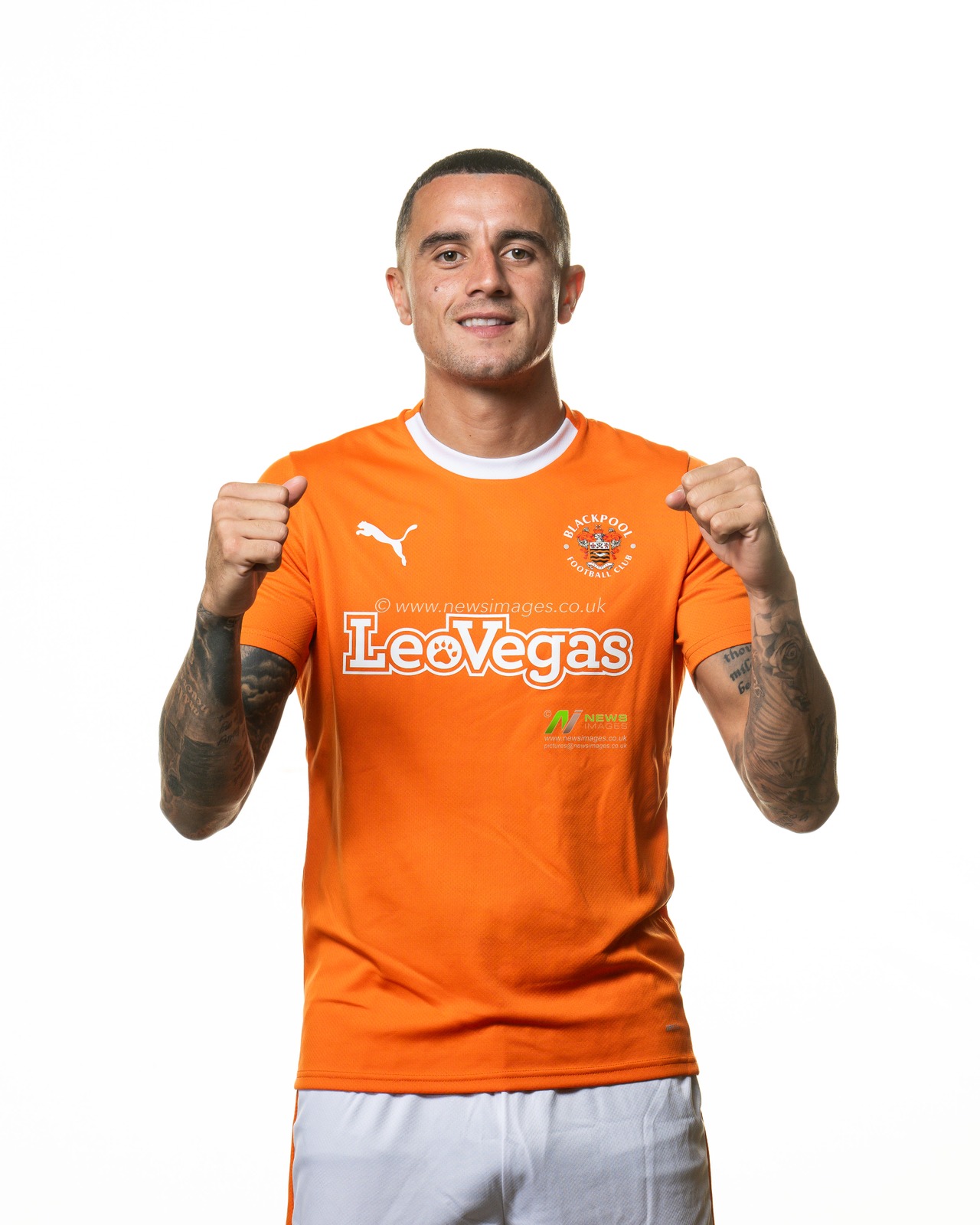 Blackpool Squad Headshots at Bloomfield Road, Blackpool, United Kingdom, 27th July 2023

(Photo by Craig Thomas/News Images)