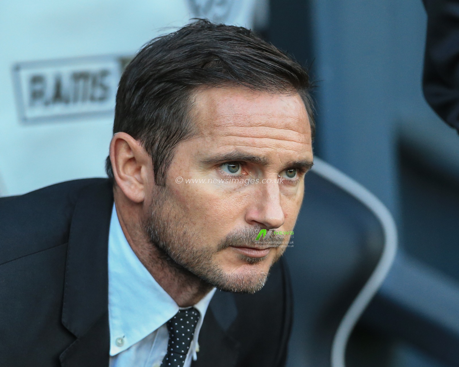 20th October 2018, Pride Park, Derby, England; Sky Bet Championship, Derby County v Sheffield United ; Frank Lampard manager of Derby

Credit: Mark Cosgrove/News Images 

English Football League images are subject to DataCo Licence