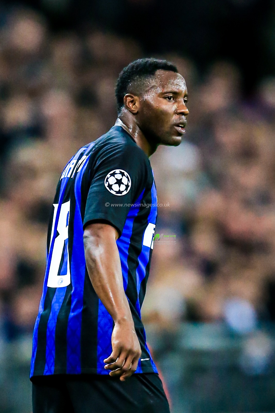 28th November 2018, Wembley Stadium, London, England; UEFA Champions League, Tottenham v Inter Milan ; Kwadwo Asamoah (18)  of Inter Milan  


Credit: Georgie Kerr/News Images