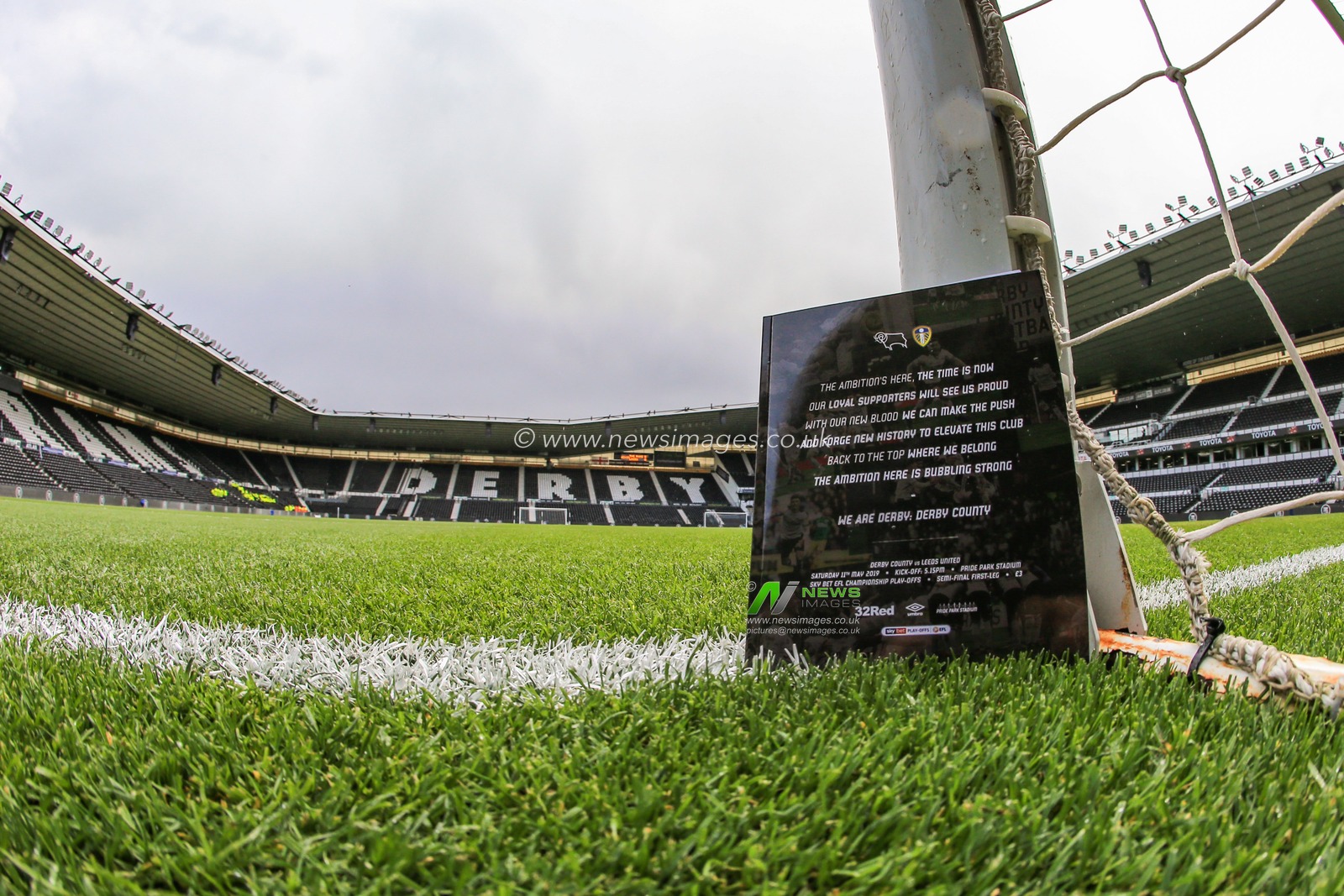 11th May 2019, Pride Park, Derby, England; Sky Bet Championship Play-offs Semi-Final 1st leg, Derby County vs Leeds United ; A general views of Pride Park



Credit: Mark Cosgrove/News Images 

English Football League images are subject to DataCo Licence