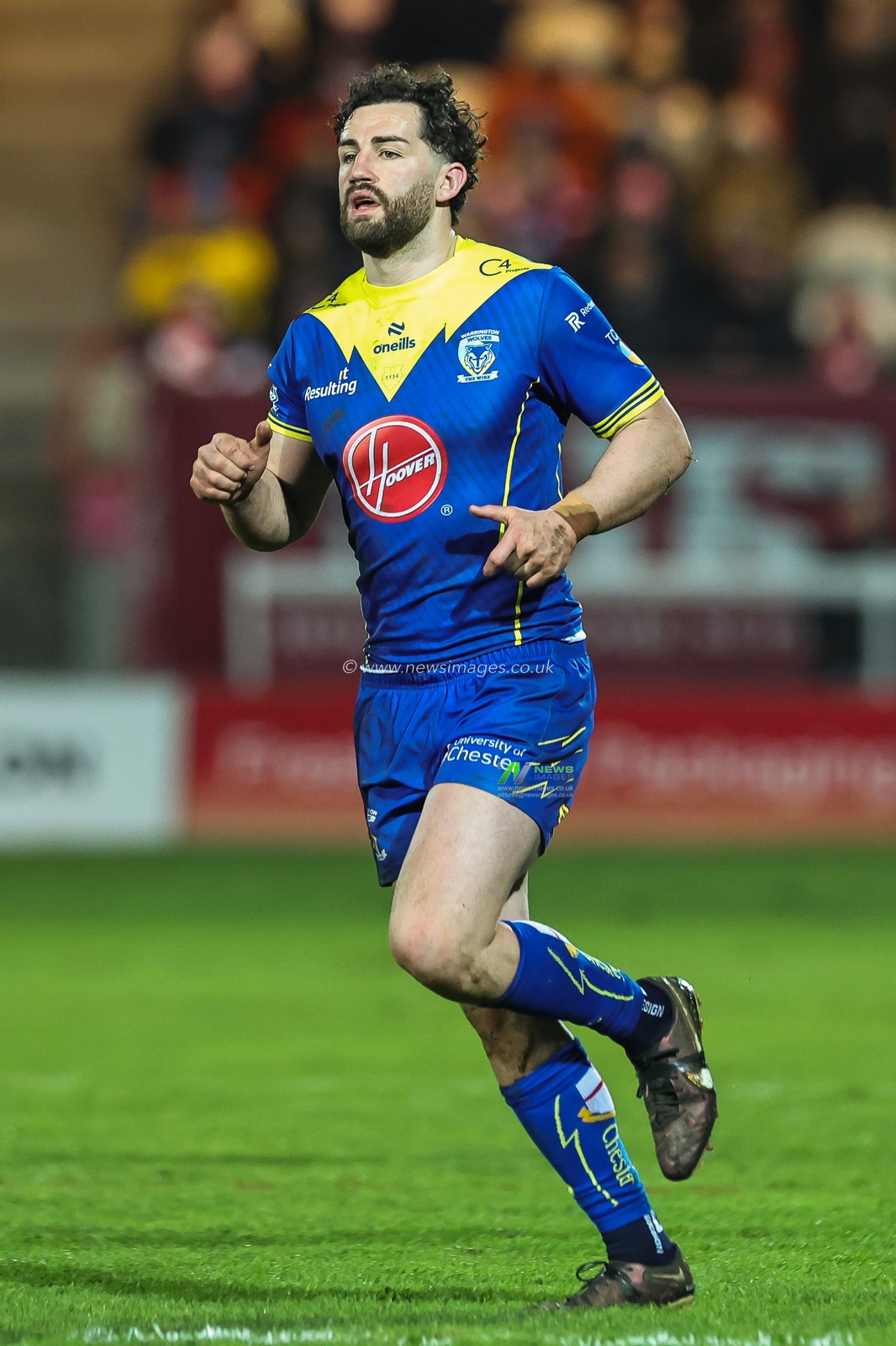 Toby King of Warrington Wolves during the Betfred Super League Round 4 match Hull KR vs Warrington Wolves at Sewell Group Craven Park, Kingston upon Hull, United Kingdom, 7th March 2024

(Photo by Mark Cosgrove/News Images)