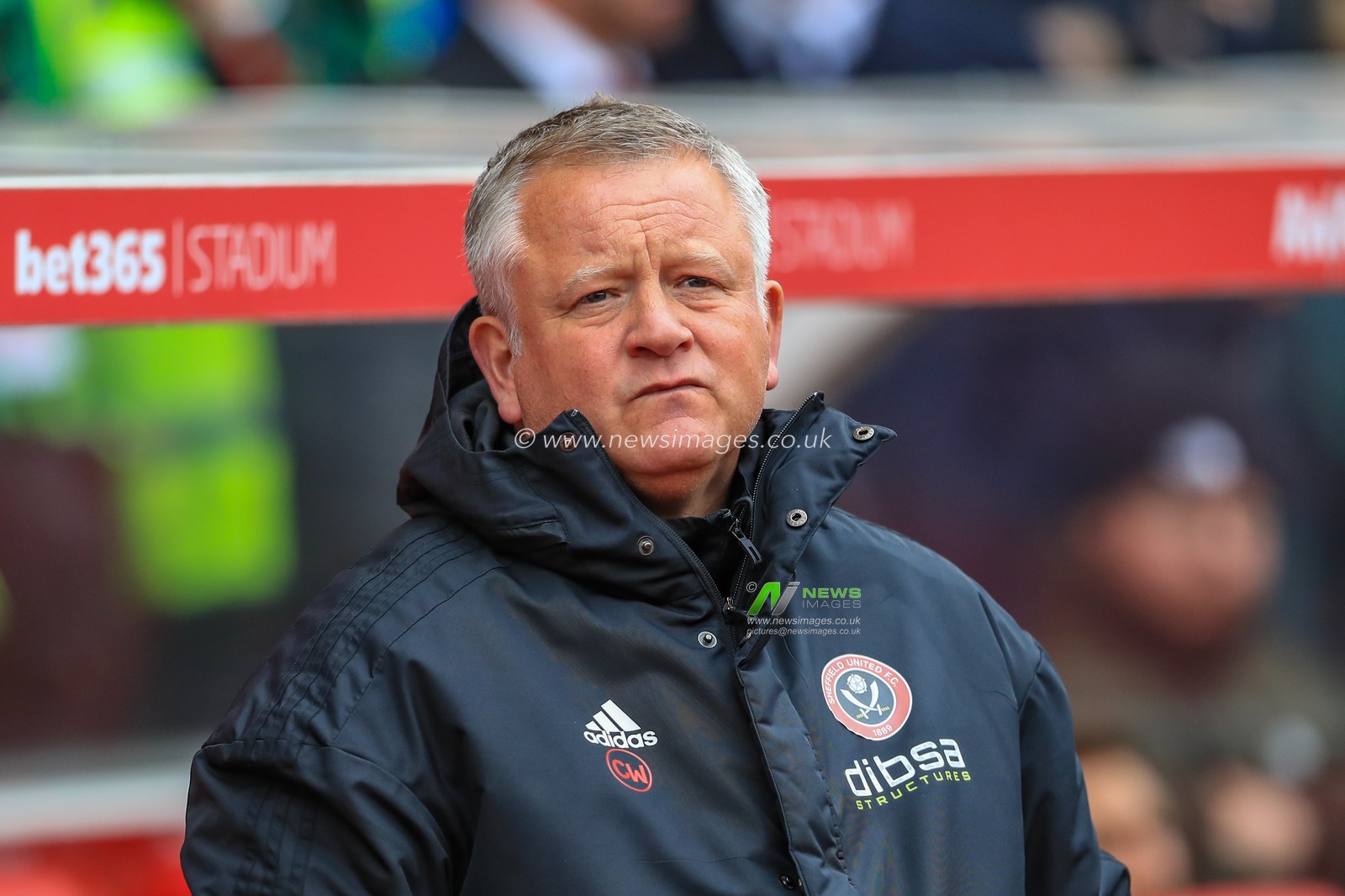 5th May 2019, Bet 365 Stadium, Stoke-on-Trent, England; Sky Bet Championship, Stoke City vs Sheffield United ; Chris Wilder manager of Sheffield United 


Credit: Mark Cosgrove/News Images

English Football League images are subject to DataCo Licence