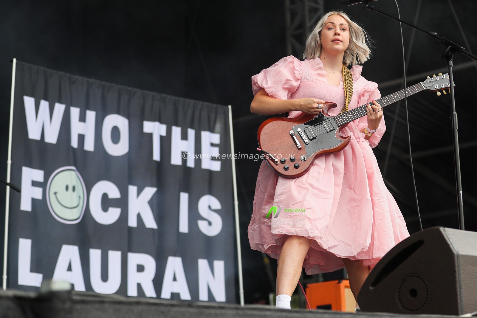 Lauran Hibberd performs on the main stage during Day Two of Tramlines Festival