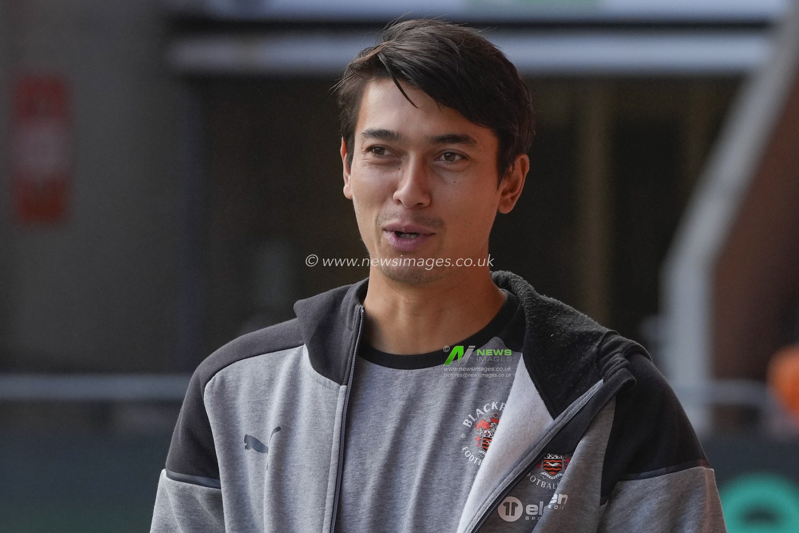 Kenny Dougall #12 of Blackpool arrives at the stadium before the Sky Bet League 1 match Blackpool vs Wigan Athletic at Bloomfield Road, Blackpool, United Kingdom, 2nd September 2023

(Photo by Steve Flynn/News Images)