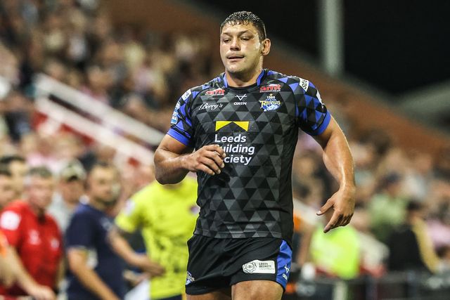 Ryan Hall of Leeds Rhinos during the Betfred Super League round 21 match Leigh Leopards vs Leeds Rhinos at Leigh Sports Village, Leigh, United Kingdom, 7th August 2025

(Photo by Alfie Cosgrove/News Images)