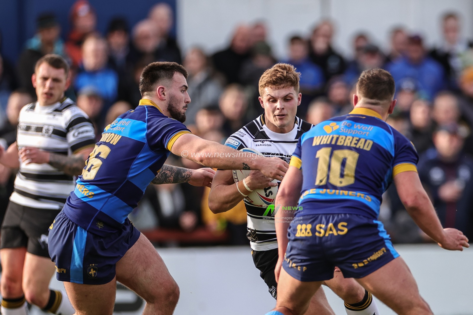 Cameron Scott #17 of Hull FC during the Rugby League Pre Season match Wakefield Trinity vs Hull FC at The Be Well Support Stadium, Wakefield, United Kingdom, 5th February 2023

(Photo by Mark Cosgrove/News Images)