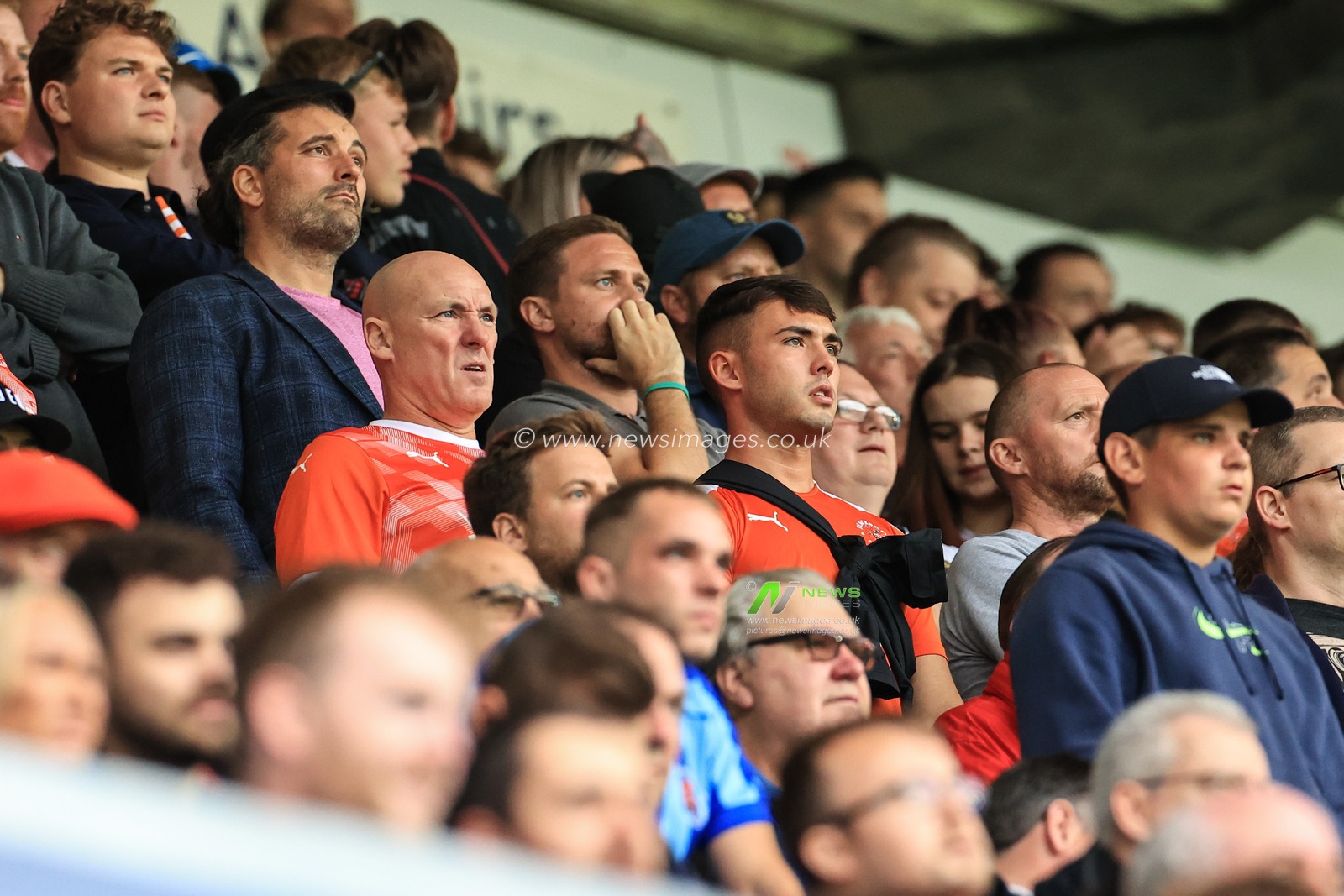 Blackpool fans during the game
