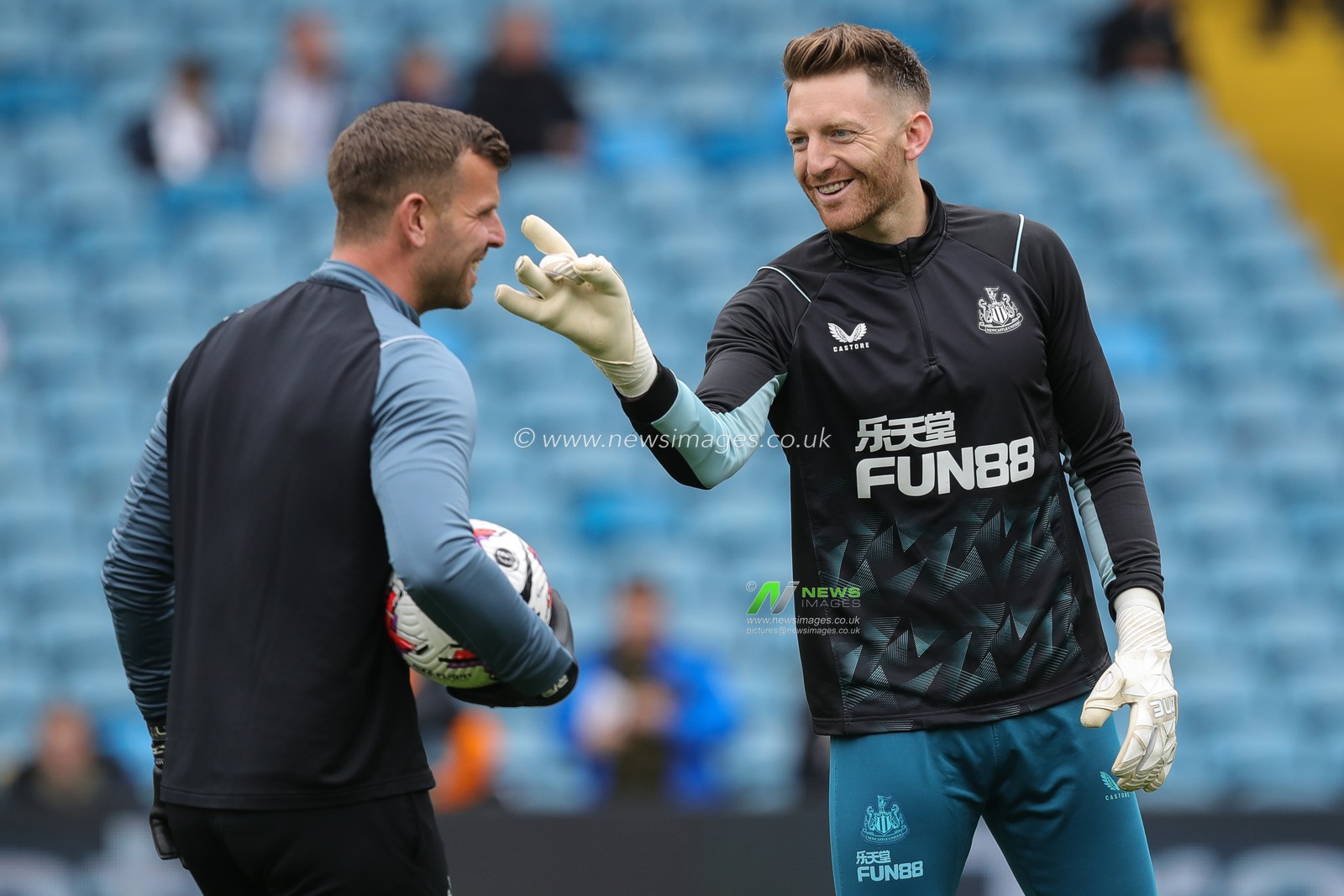Mark Gillespie #29 of Newcastle United during the pre match warm up ahead of the Premier League match Leeds United vs Newcastle United at Elland Road, Leeds, United Kingdom, 13th May 2023

(Photo by James Heaton/News Images)