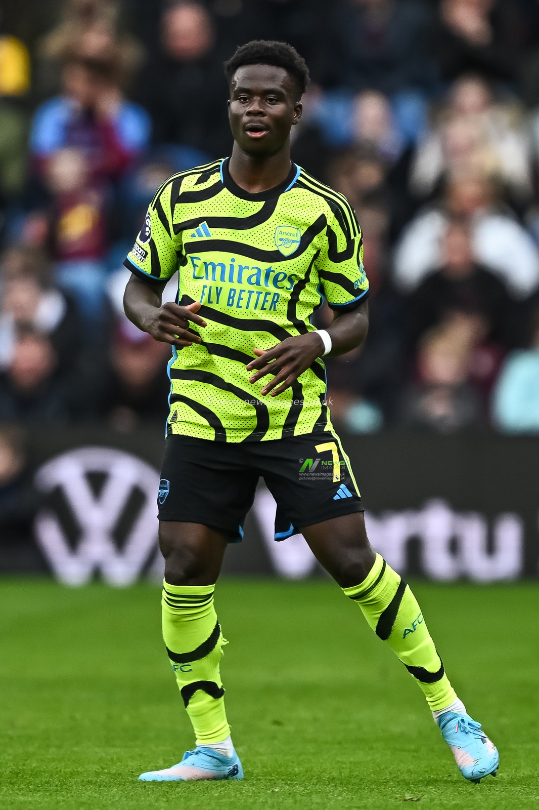 Bukayo Saka of Arsenal during the Premier League match Burnley vs Arsenal at Turf Moor, Burnley, United Kingdom, 17th February 2024

(Photo by Craig Thomas/News Images)