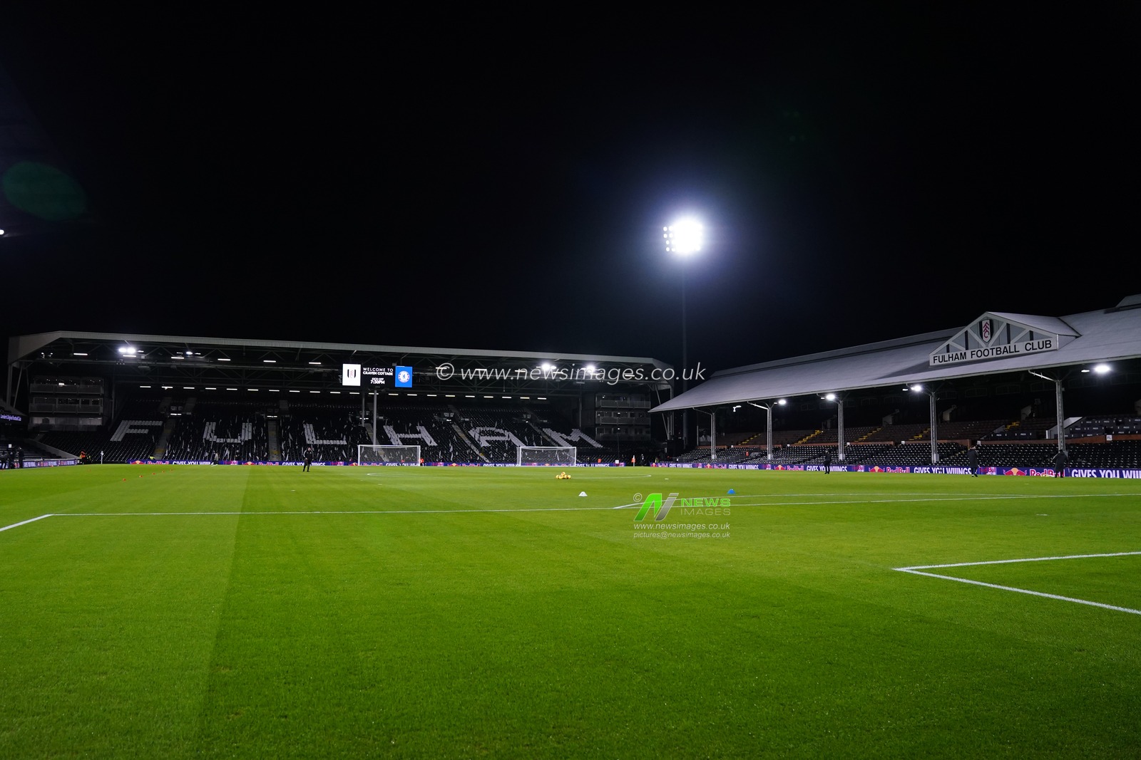 General view of Craven Cottage ahead of the Premier League match Fulham vs Chelsea at Craven Cottage, London, United Kingdom, 7th January 2026

(Photo by Harvey Murphy/News Images)

*** GER AUT SUI OUT ***