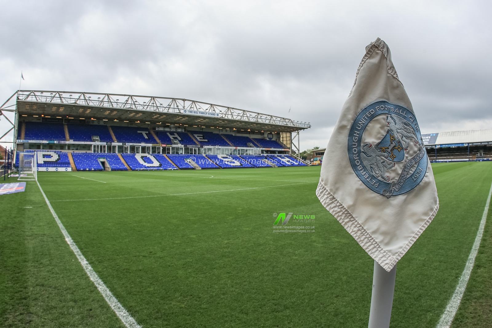 A general view of The Weston Homes Stadium ahead of this afternoons Sky Bet Championship fixture, Peterborough v Blackpool