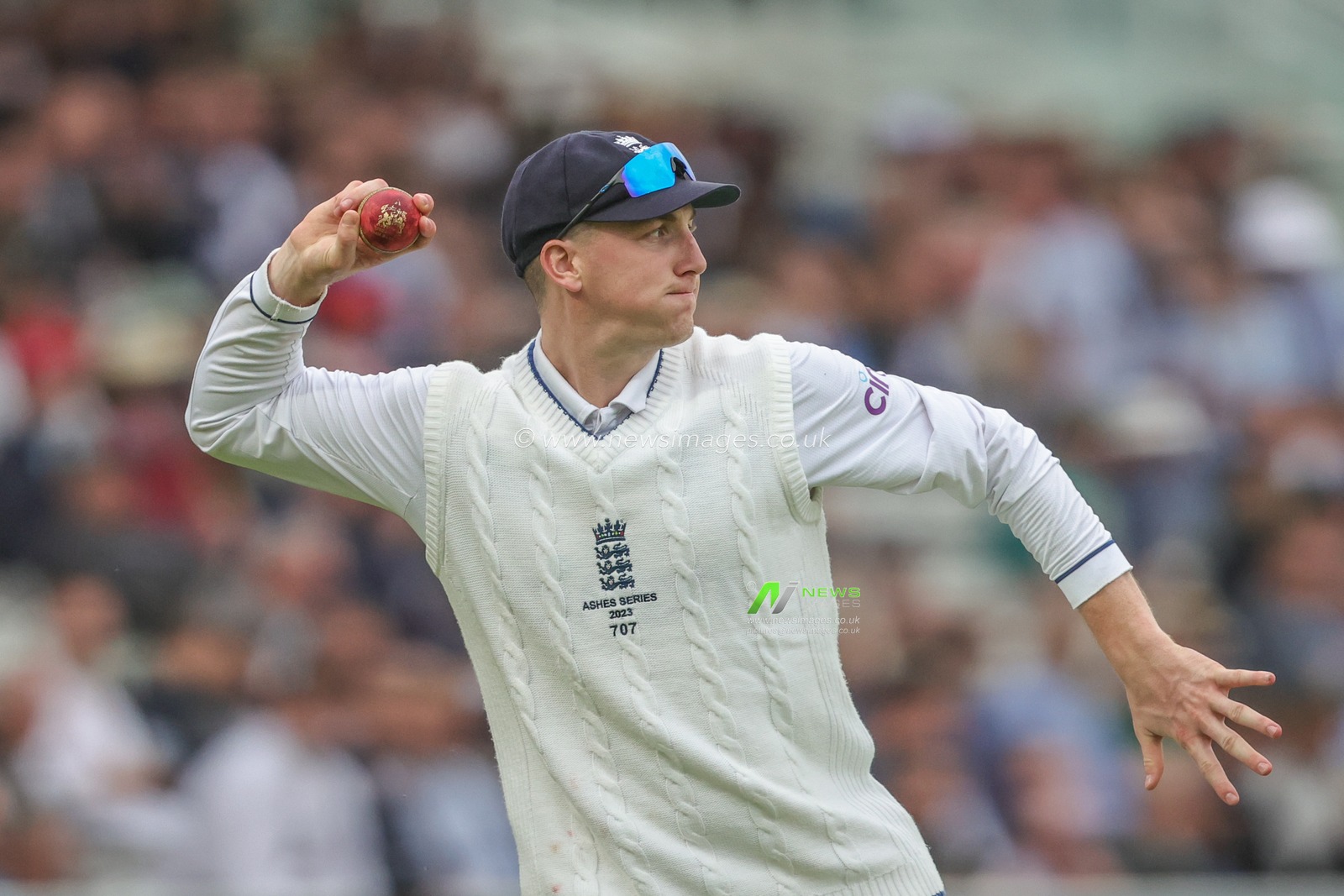 Harry Brook of England fields the ball during the LV= Insurance Ashes Test Series Second Test Day 3 England v Australia at Lords, London, United Kingdom, 30th June 2023

(Photo by Mark Cosgrove/News Images)
