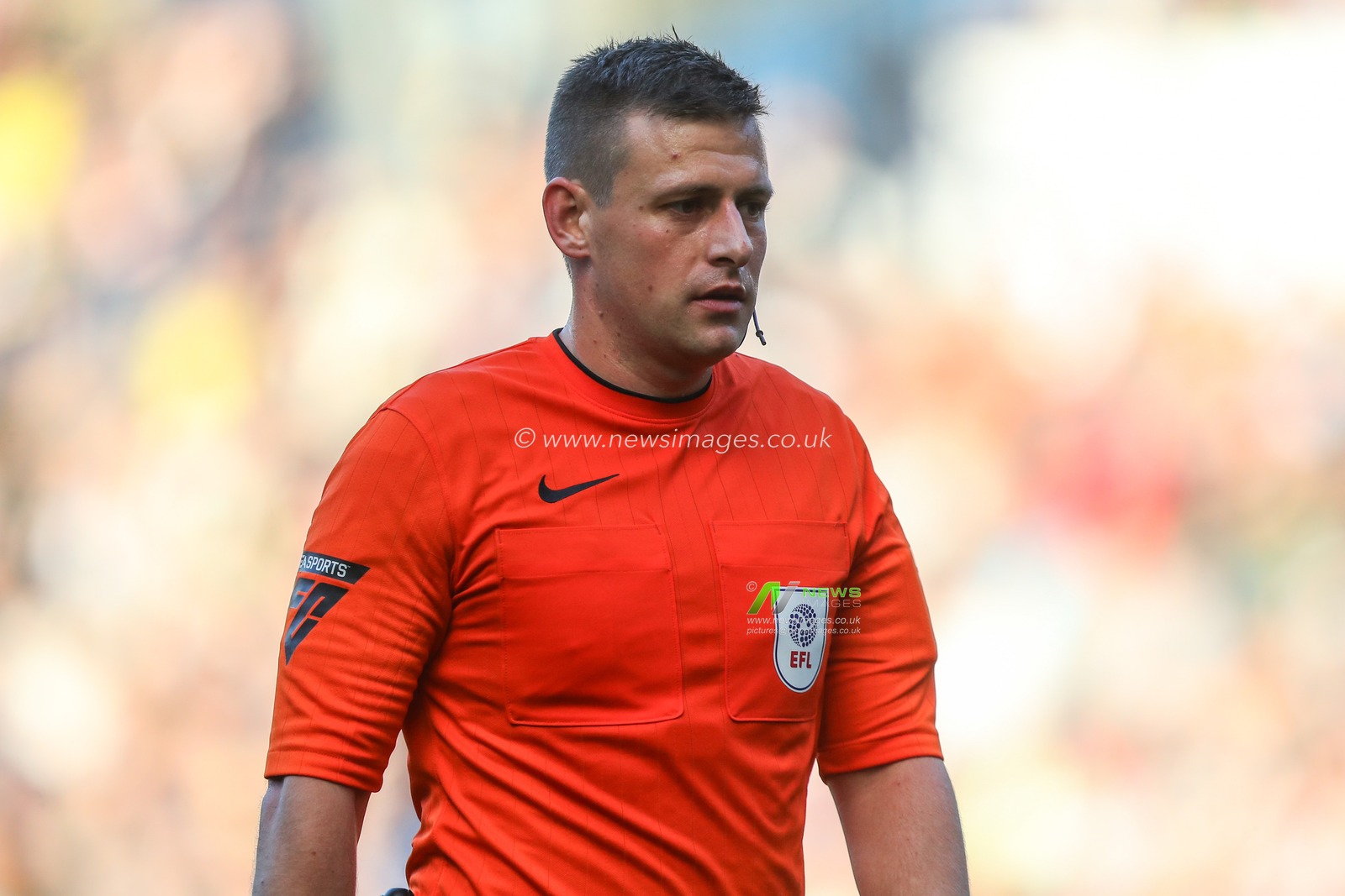 Referee Josh Smith during the Sky Bet Championship match West Bromwich Albion vs Cardiff City at The Hawthorns, West Bromwich, United Kingdom, 26th October 2024

(Photo by Gareth Evans/News Images)