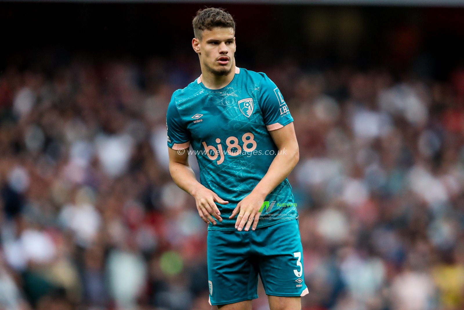 Milos Kerkez of AFC Bournemouth looks on during the Premier League match Arsenal vs Bournemouth at Emirates Stadium, London, United Kingdom, 3rd May 2025

(Photo by Izzy Poles/News Images)