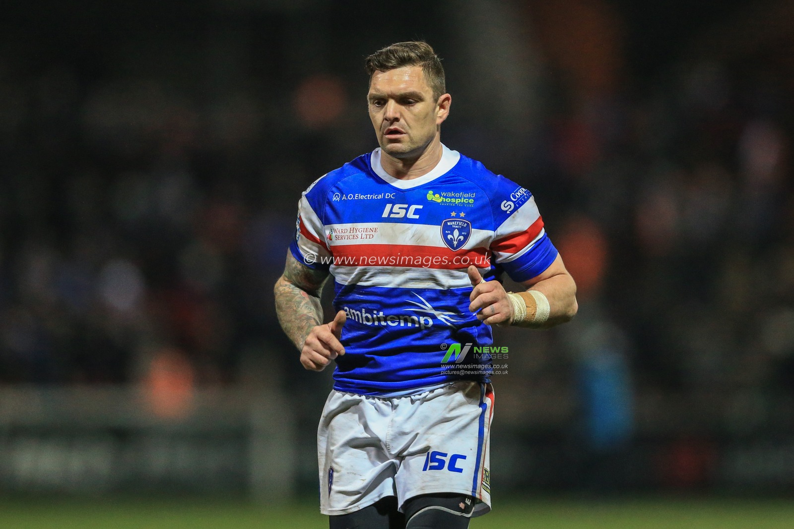 21st March 2019 , Mobile Rocket Stadium, Wakefield, England;  Betfred Super League, Round 7, Wakefield Trinity vs Warrington Wolves  ; Danny Brough (7) of Wakefield Trinity during the game 

Credit: Mark Cosgrove/News Images