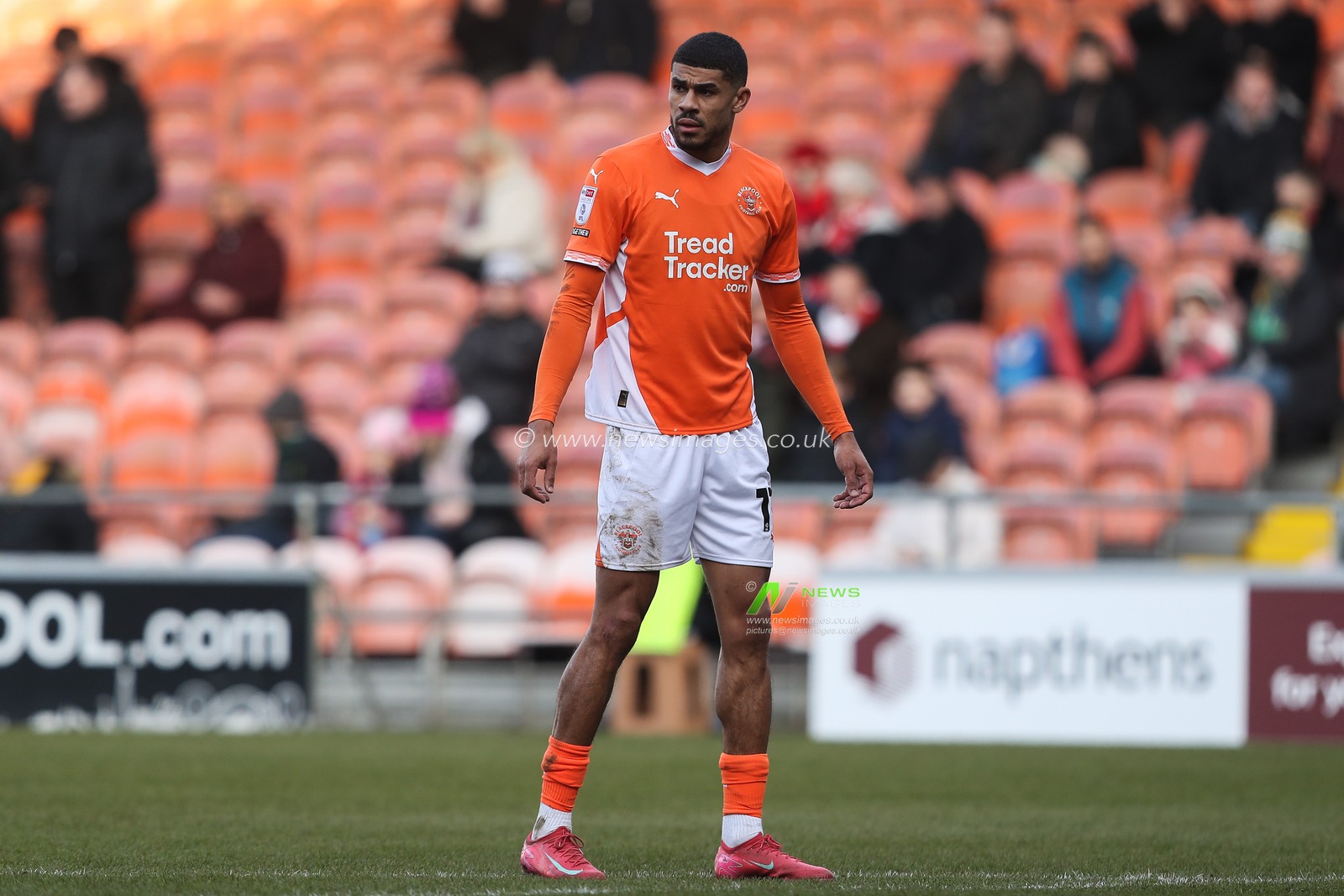 Ashley Fletcher of Blackpool during the Sky Bet League 1 match Blackpool vs Charlton Athletic at Bloomfield Road, Blackpool, United Kingdom, 1st February 2025

(Photo by Gareth Evans/News Images)