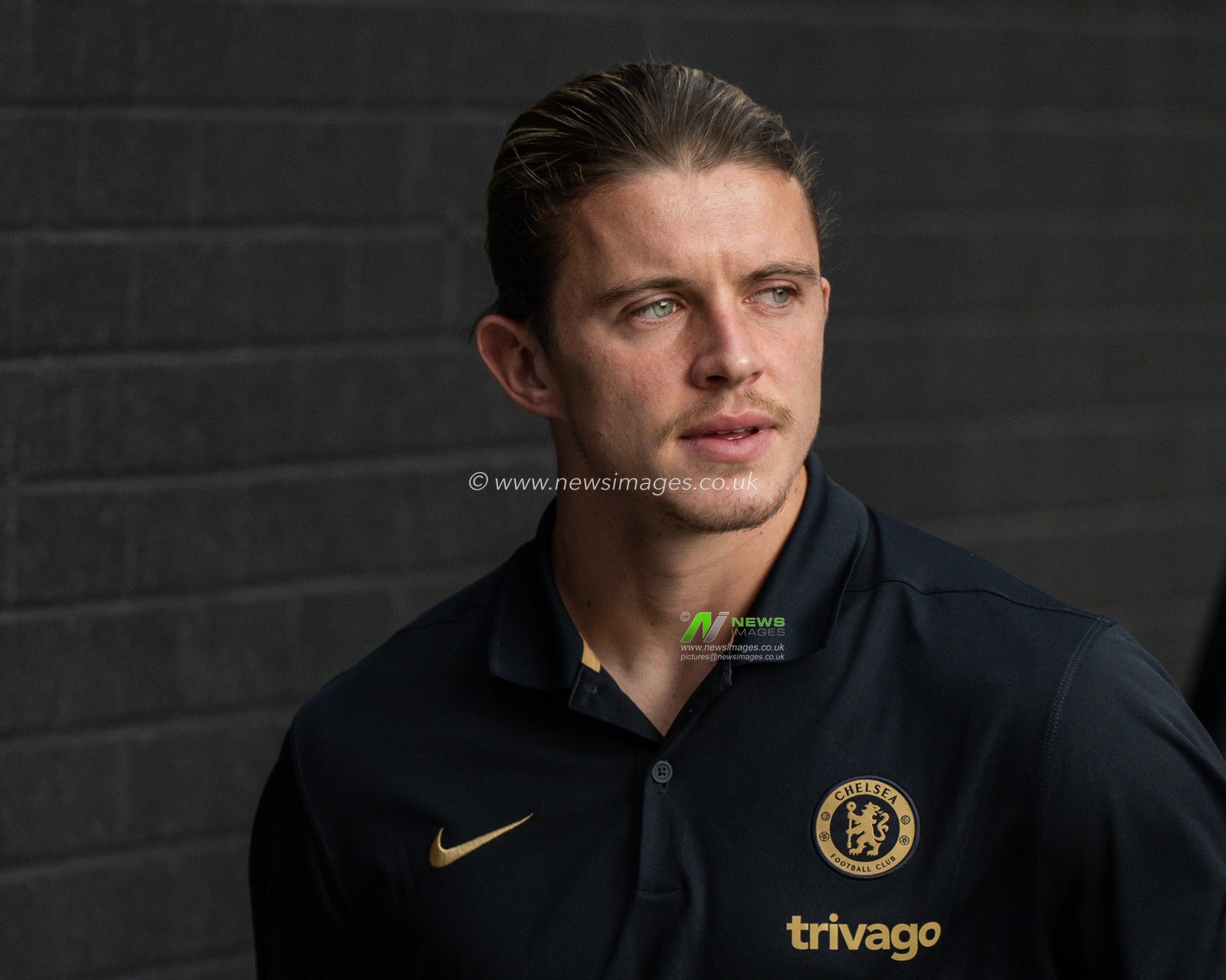 Conor Gallagher #23 of Chelsea arrives ahead of the Premier League match Burnley vs Chelsea at Turf Moor, Burnley, United Kingdom, 7th October 2023

(Photo by Craig Thomas/News Images)