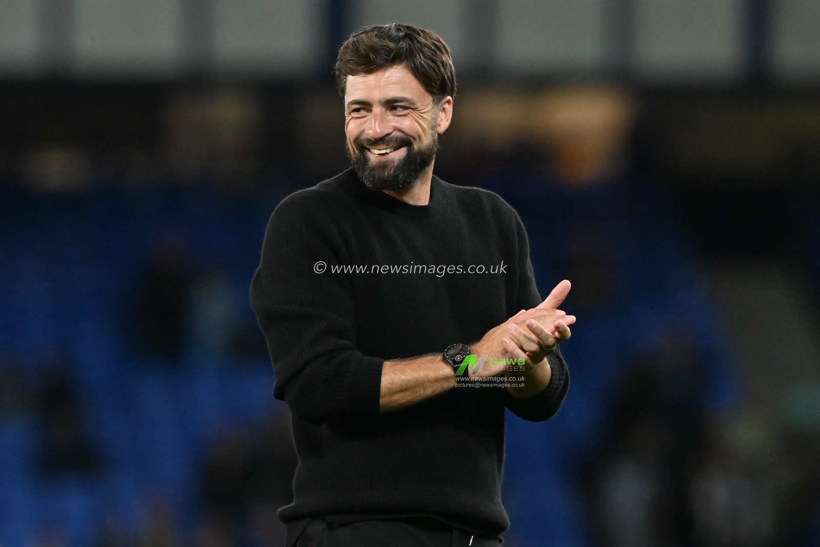 Russell Martin manager of Southampton celebrates the full time result during the Carabao Cup match Everton vs Southampton at Goodison Park, Liverpool, United Kingdom, 17th September 2024

(Photo by Cody Froggatt/News Images)