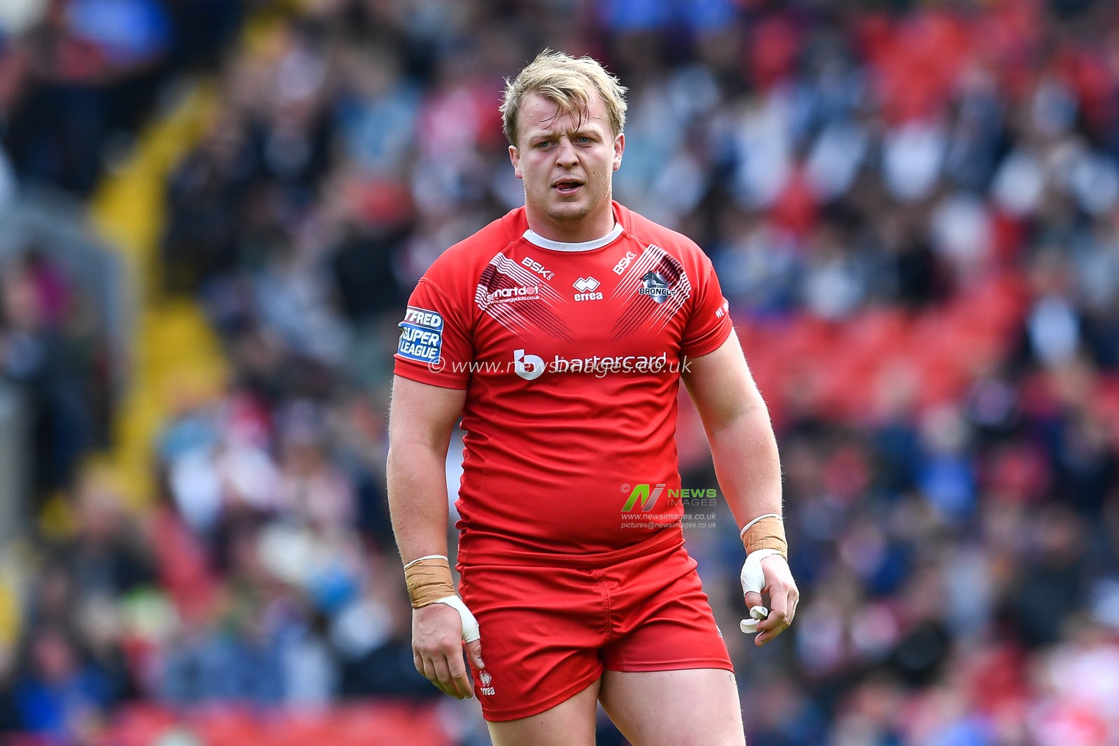 26th May 2019 , Anfield Stadium, Liverpool, England; Dacia Magic Weekend, Betfred Super League Round 16, Leeds Rhinos vs London Broncos ; Eddie Battye (8) of London Broncos 

Credit: Craig Thomas/News Images