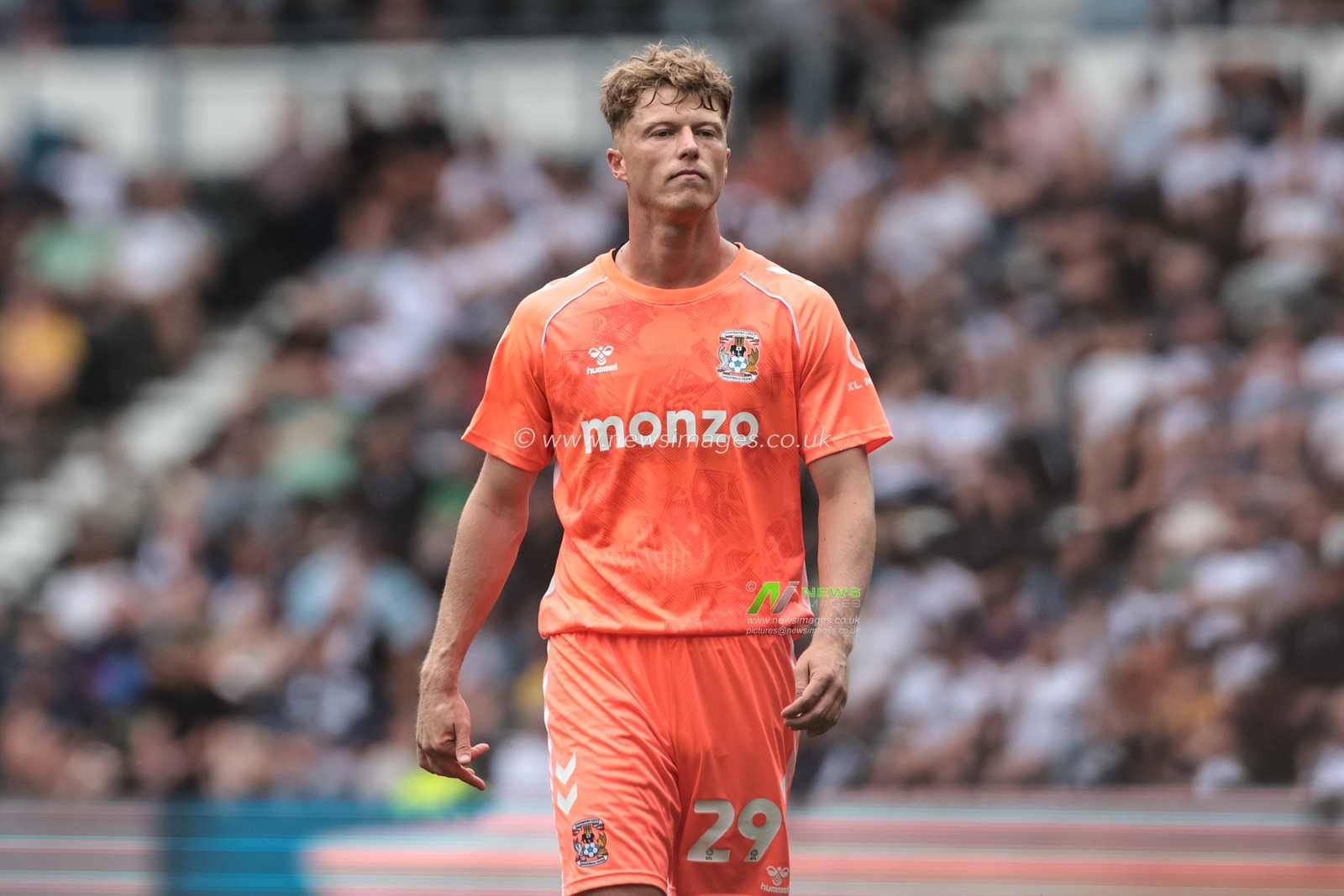 Victor Torp of Coventry City during the Sky Bet Championship match Derby County vs Coventry City at Pride Park Stadium, Derby, United Kingdom, 16th August 2025

(Photo by Mark Cosgrove/News Images)