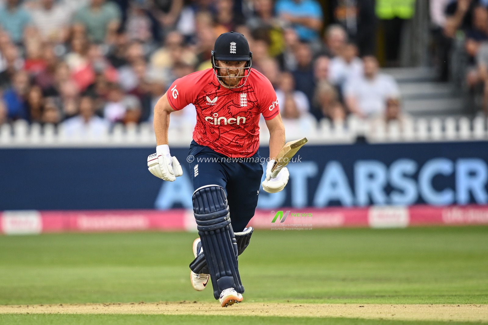 Jonny Bairstow of England makes one run