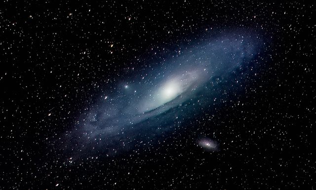 The Andromeda Galaxy captured from the North Yorkshire Moors