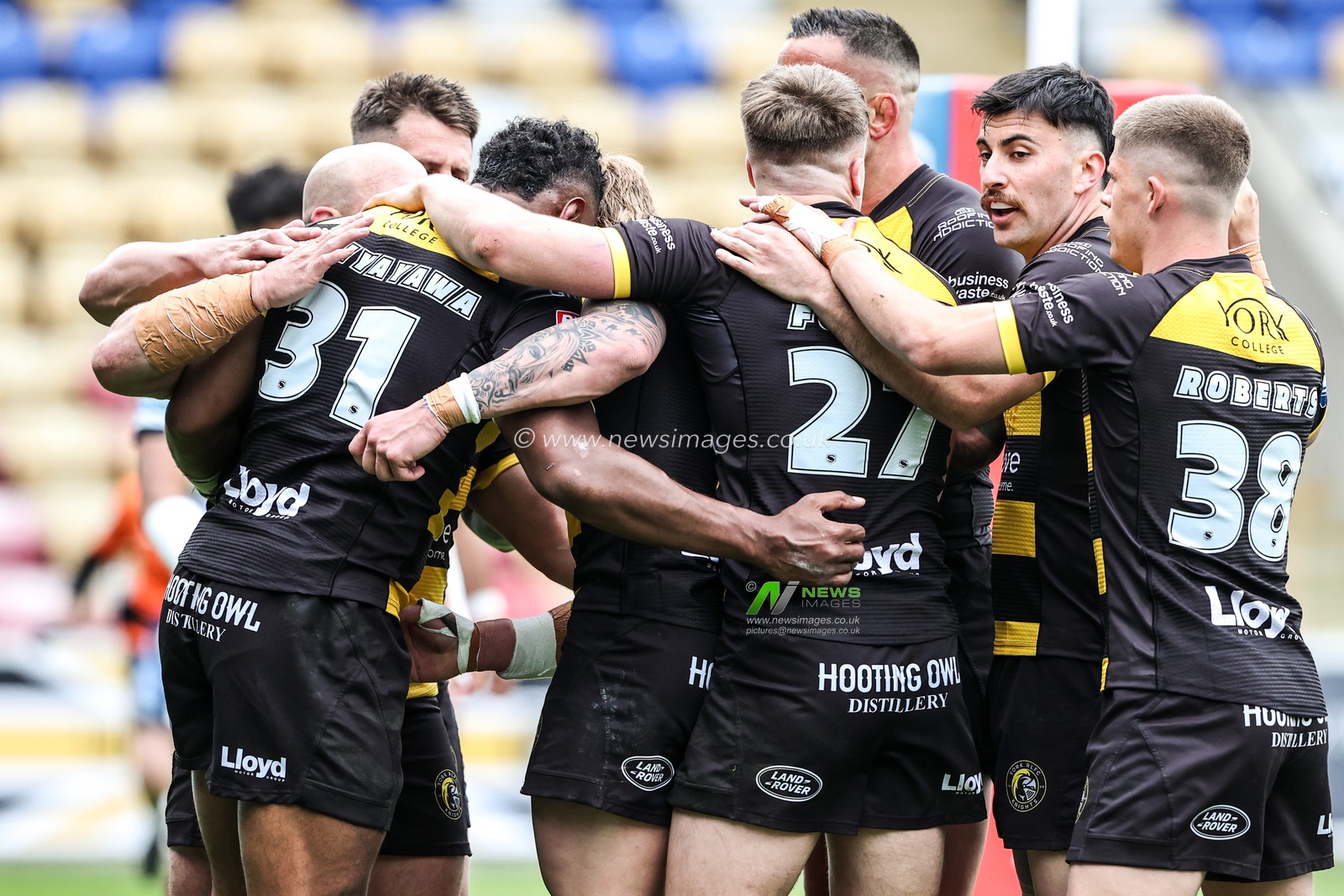 King Vuniyayawa of York Knights celebrates his try during the Betfred Super League round 12 match York Knights vs Castleford Tigers at LNER Community Stadium, York, United Kingdom on 16 May 2026

(Photo by Alfie Cosgrove/News Images)