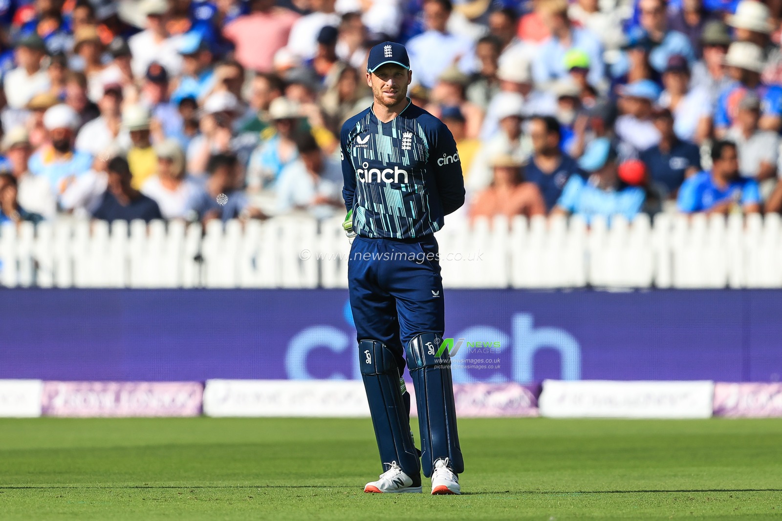 Jos Buttler of England during the game