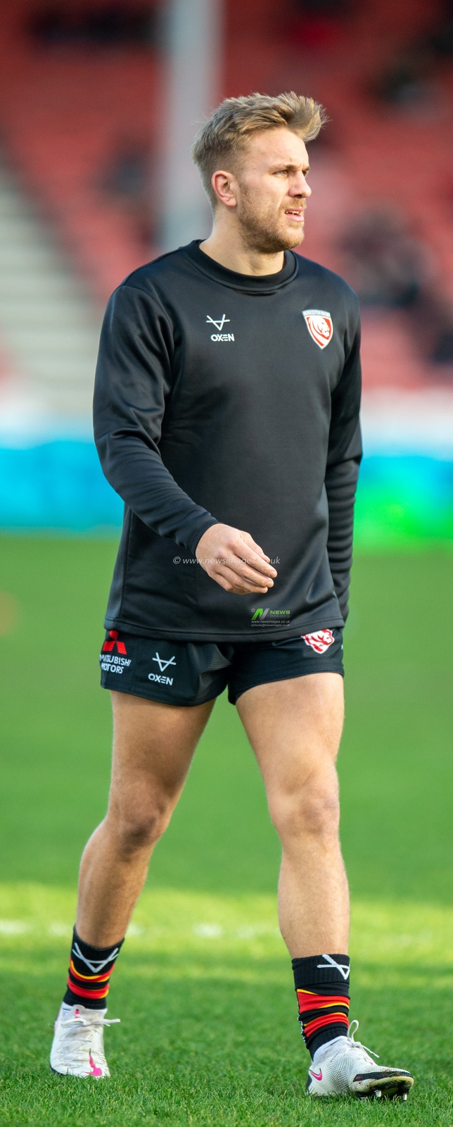 Chris Harris #13 of Gloucester Rugby