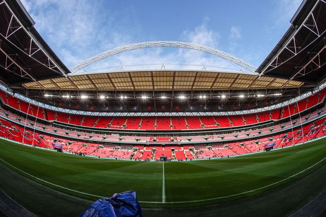 A general view of Wembley Stadium ahead of during the The Ashes Series 2025 England vs Australia at Wembley Stadium, London, United Kingdom, 25th October 2025

(Photo by Alfie Cosgrove/News Images)