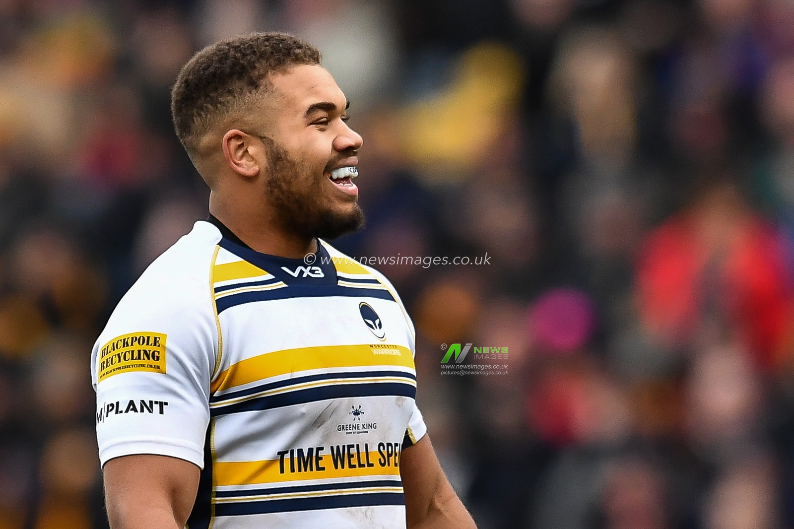 19th January 2019, Sixways Stadium, Worcester, England; European Challenge Cup, Worcester vs Stade Francais ; Ollie Lawrence of Worcester Warriors


Credit: Craig Thomas/news Images