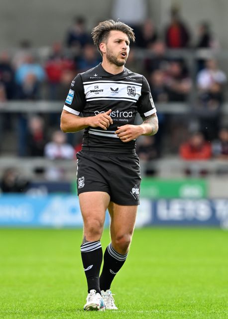 Tom Briscoe of Hull FC during the Betfred Super League Round 16 match Salford Red Devils vs Hull FC at Salford Community Stadium, Eccles, United Kingdom, 7th July 2024

(Photo by Cody Froggatt/News Images)