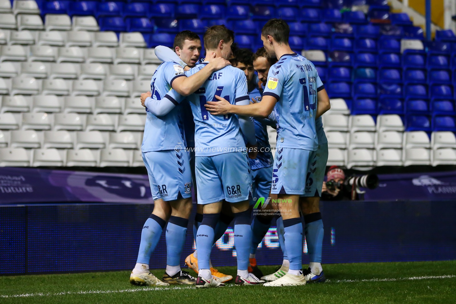 CELEBRATION Tyler Walker #19 of Coventry City celebrates his goal